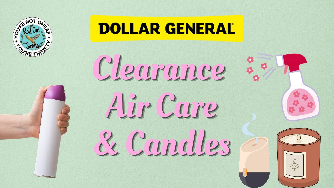 Clearance Air Care &amp; Candle Visuals (Dollar General)