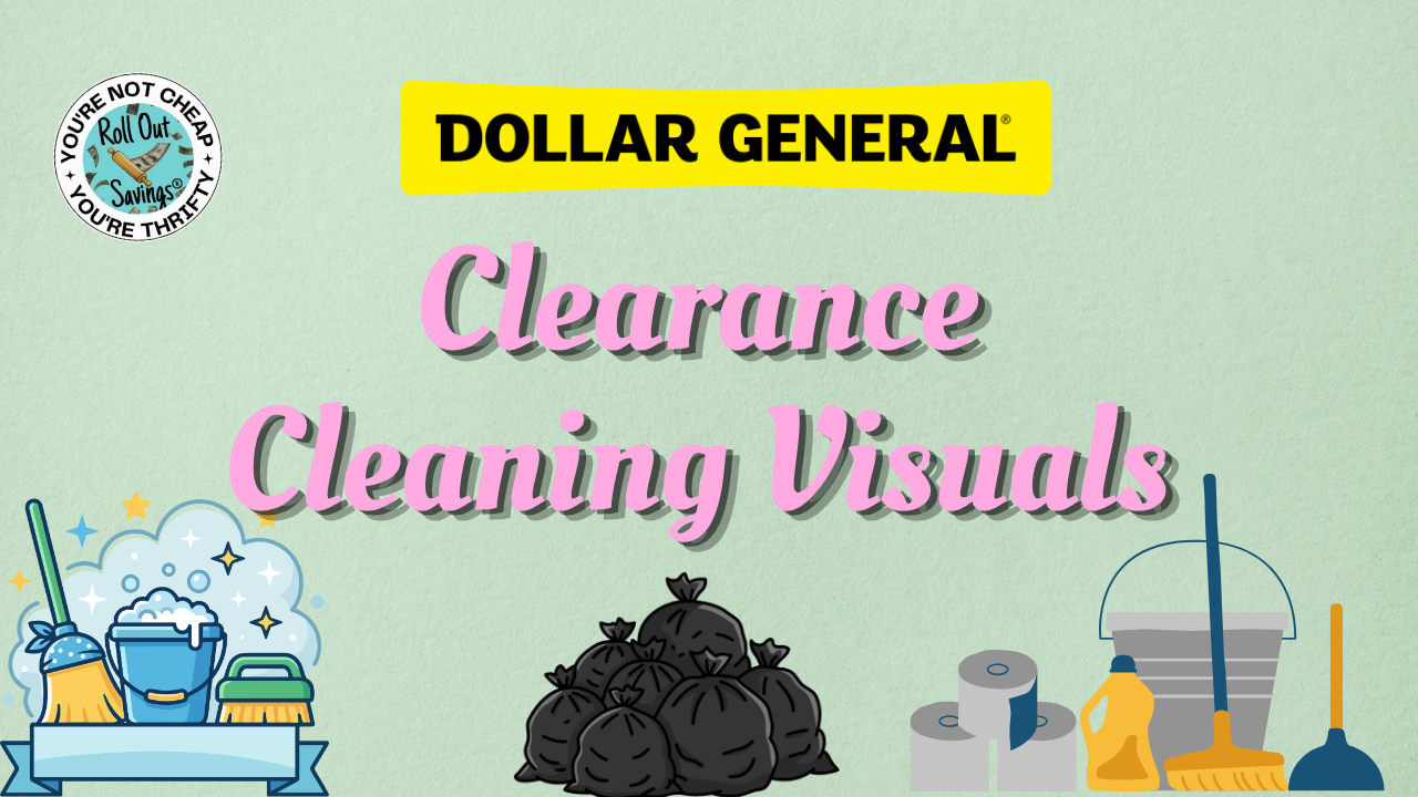 DG Clearance Cleaning &amp; Floor Care Visuals