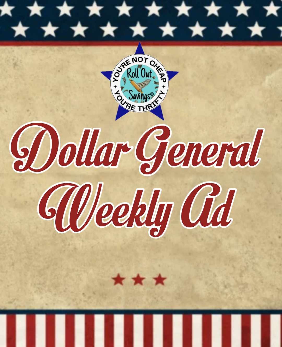 Dollar General Weekly Ad 8/16/26