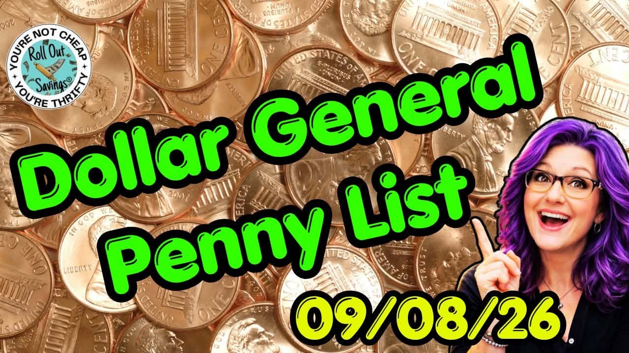 Dollar General Penny List 9/08/26