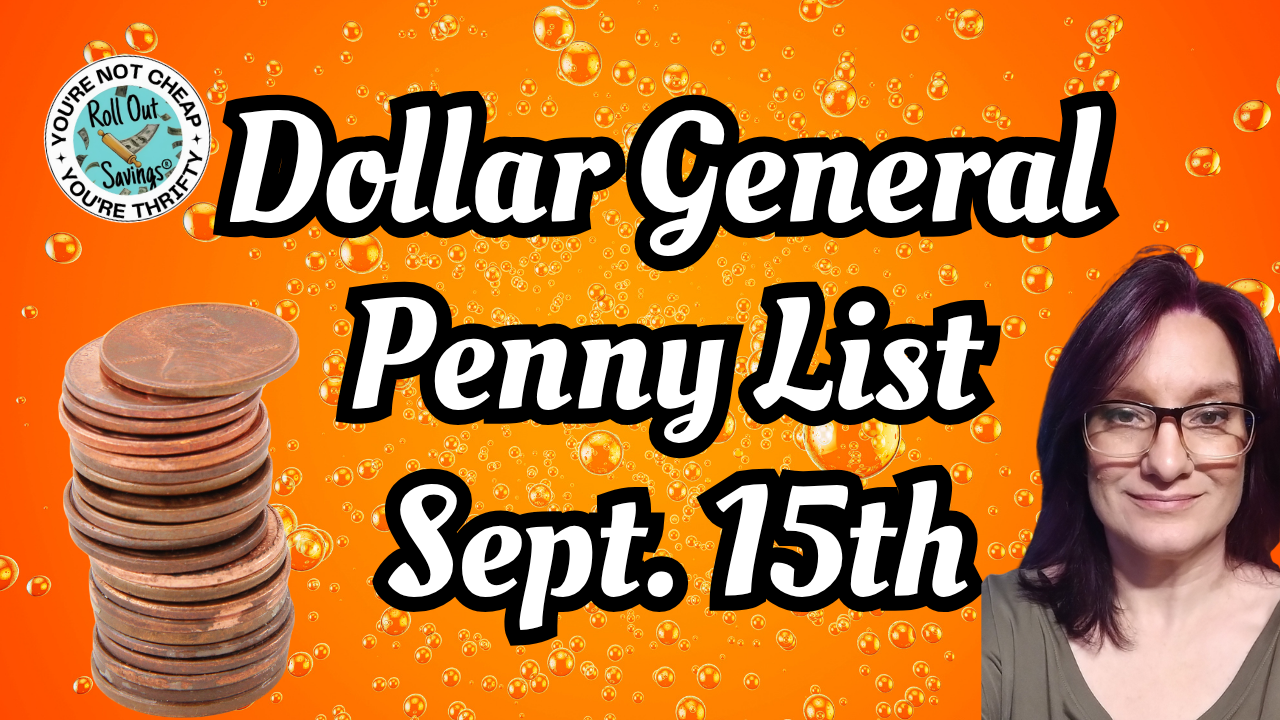 Dollar General Penny List 9/15/26