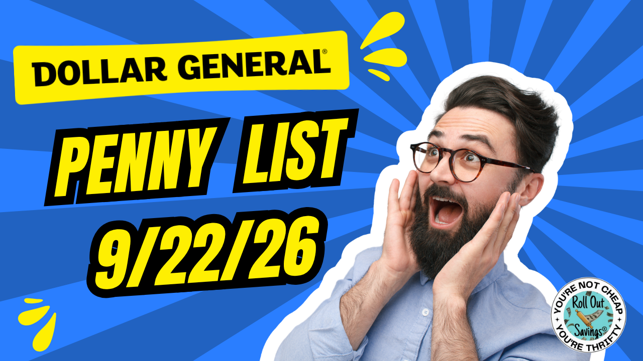 Dollar General Penny List 9/22/26