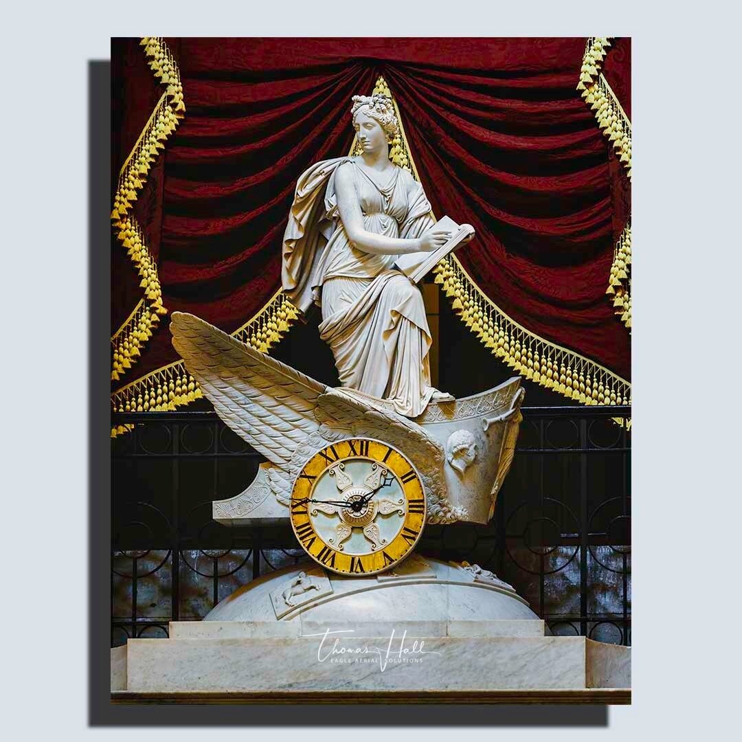 Car of History, a chariot clock depicting Clio, by Carlo Franzoni, 1819, in National Statuary Hall

Canon R5, RF 28-70 at 70mm
1/160 sec at f/2.0, ISO 500
United States State Capitol
Washington D.C. 

///cattle.hotel.emerge

#architecture #design #in