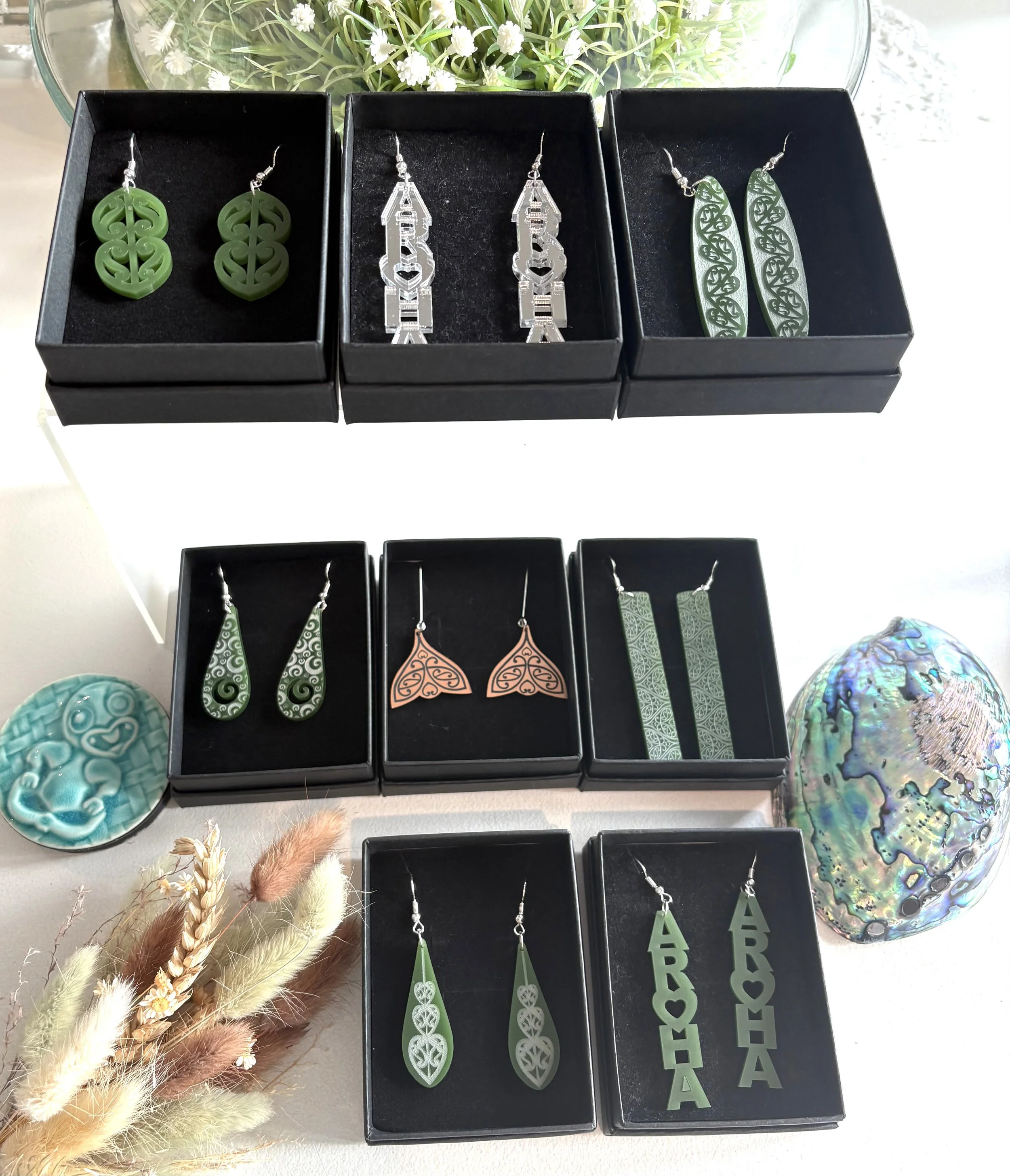 SoNZ Maori & Pacific Island inspired Earring