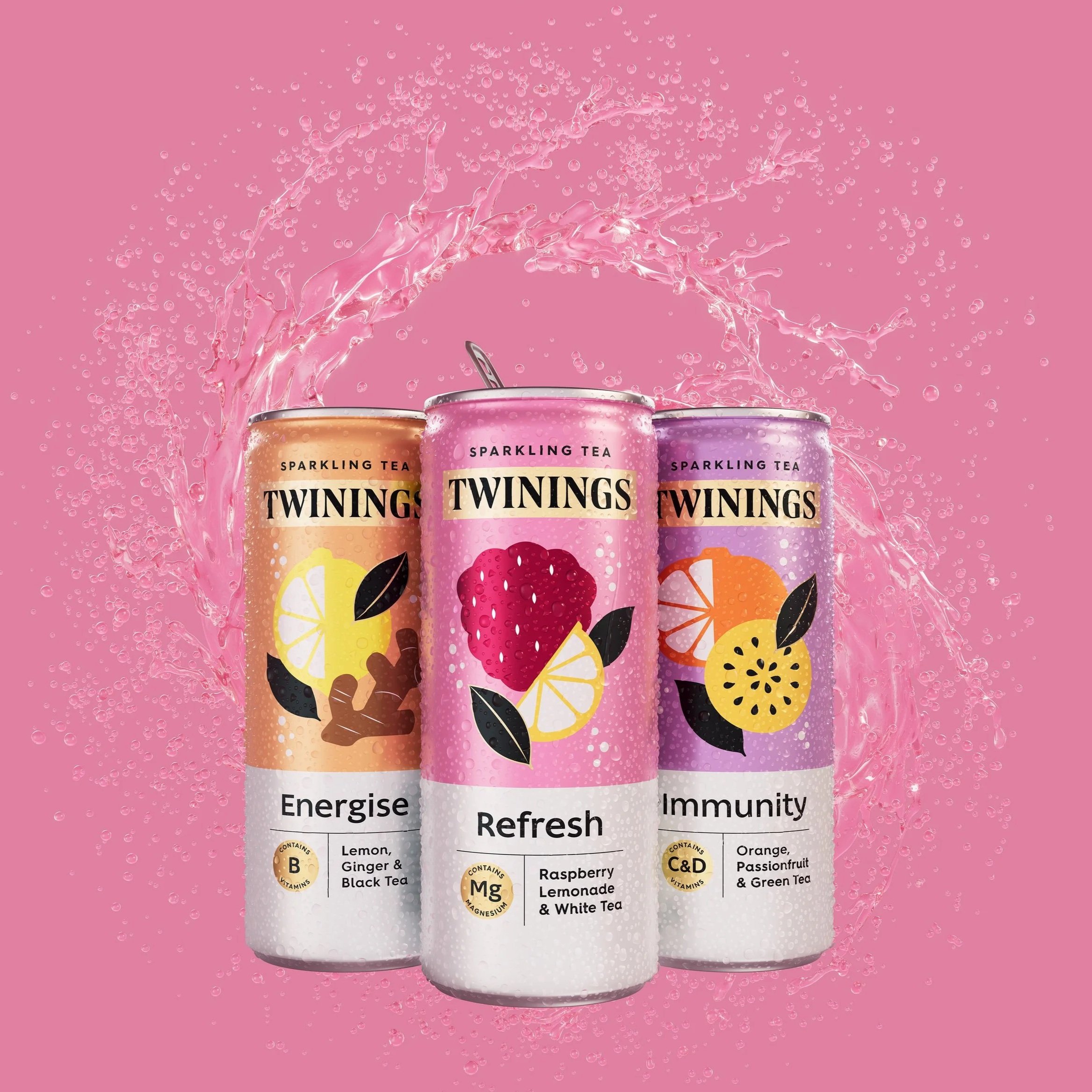 Twinings Sparkling Tea Range