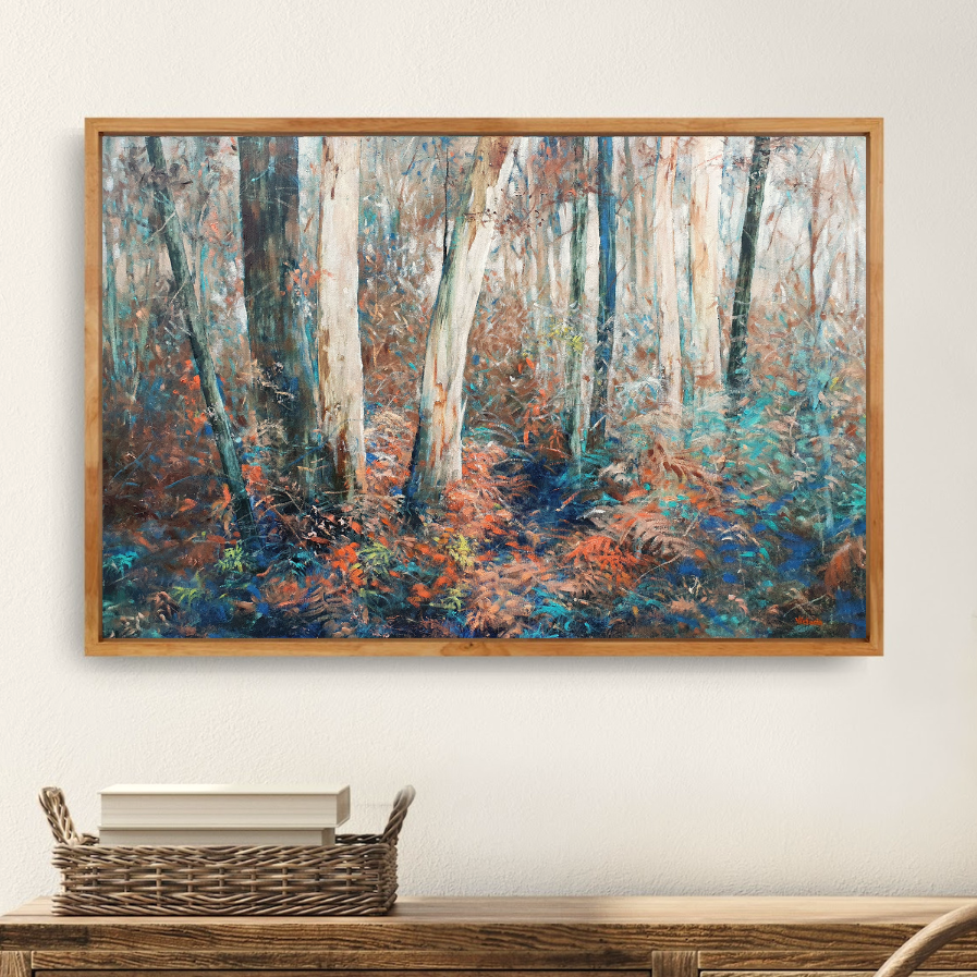 "Midwinter and Brandy", oil on canvas, 60x90cm. Sold. Canvas prints available.