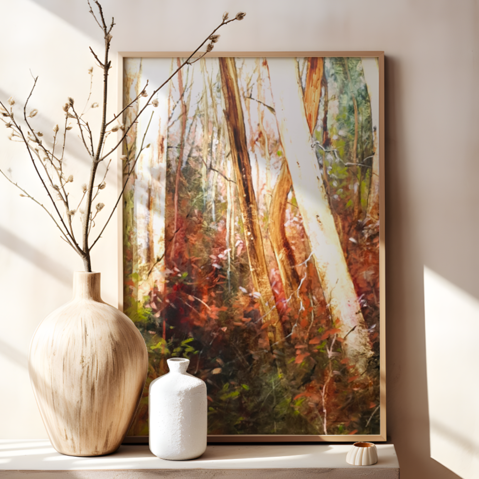 "Cosy mess 3", oil on FCS wood panel, 46x60cm. $610.