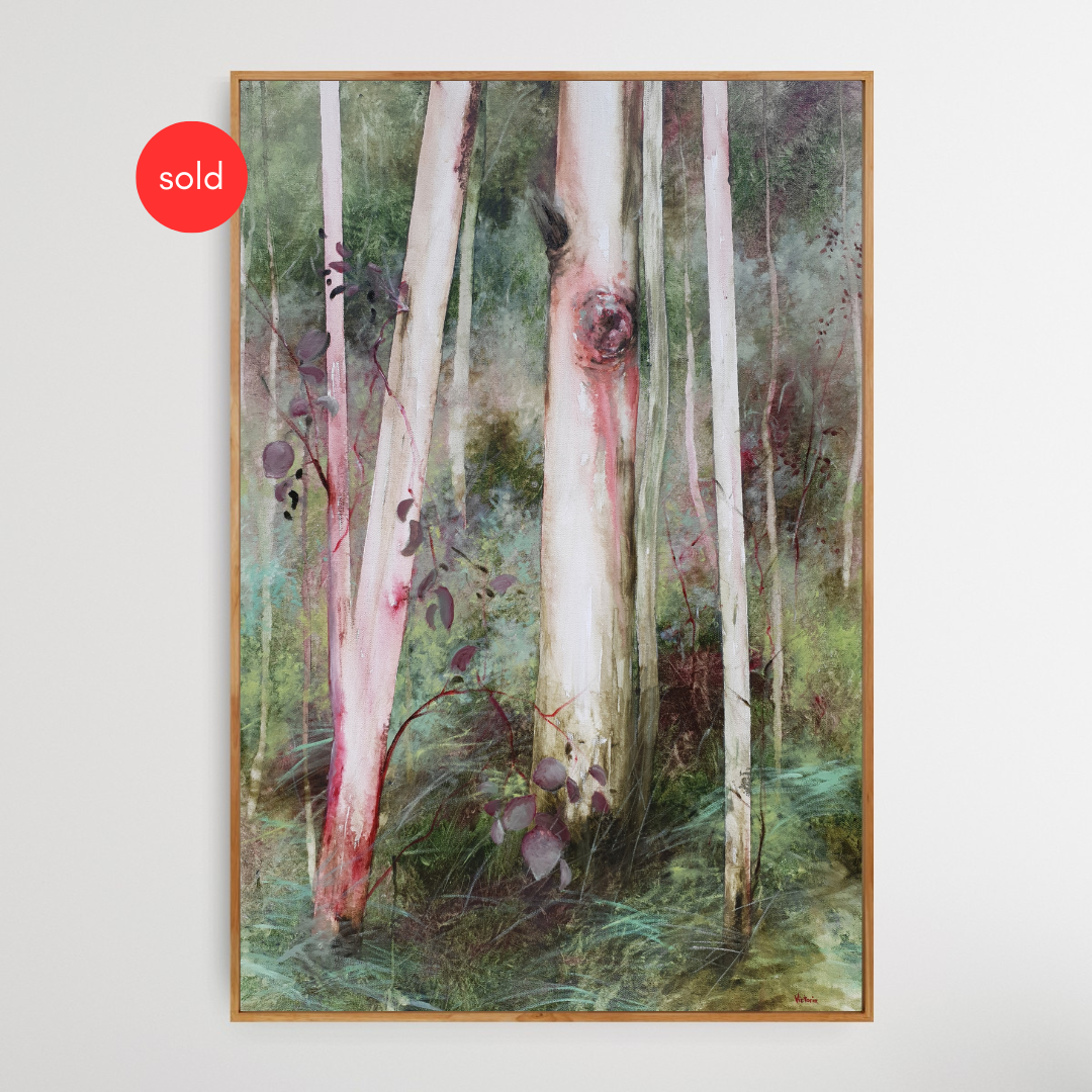 "Hollows 6" oil on canvas. 60x90cm. Sold.