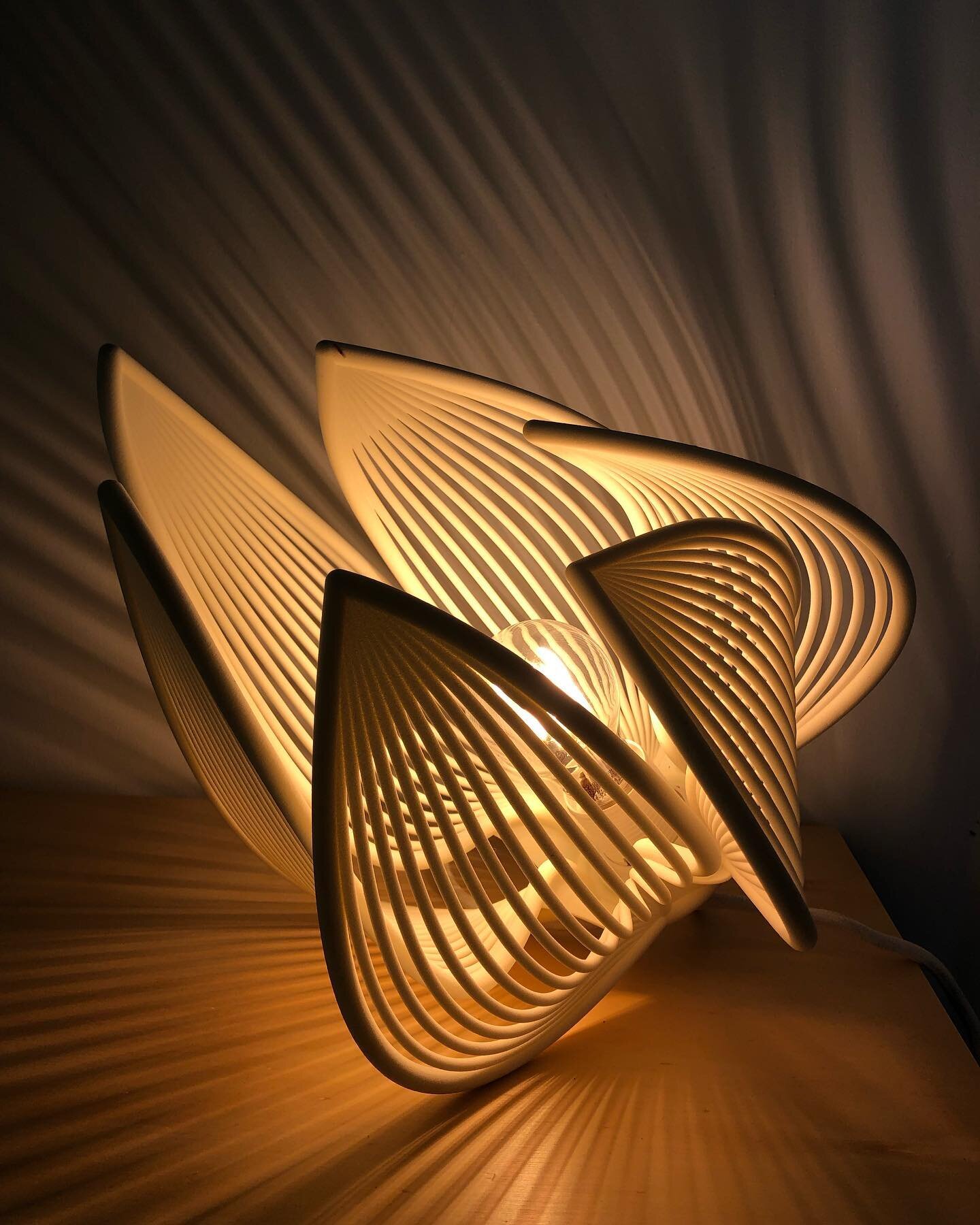 &lsquo;Process&rsquo; like this 3D printed pendant by Natalie Haskell. Designed to create beautiful shadows from the flora inspired form, all made possible via digital modelling (Rhino) and SLS printing in nylon.