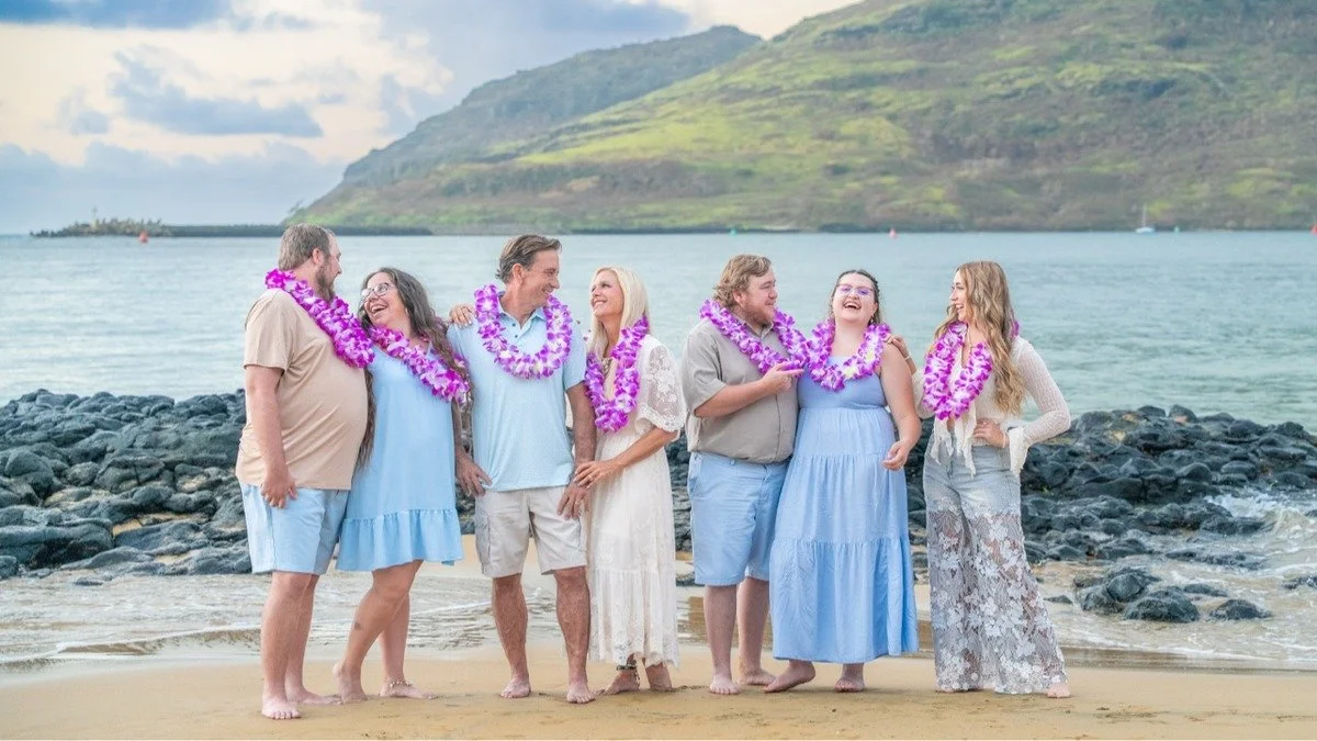 Group Family Photo Session for cruisers on Kauai