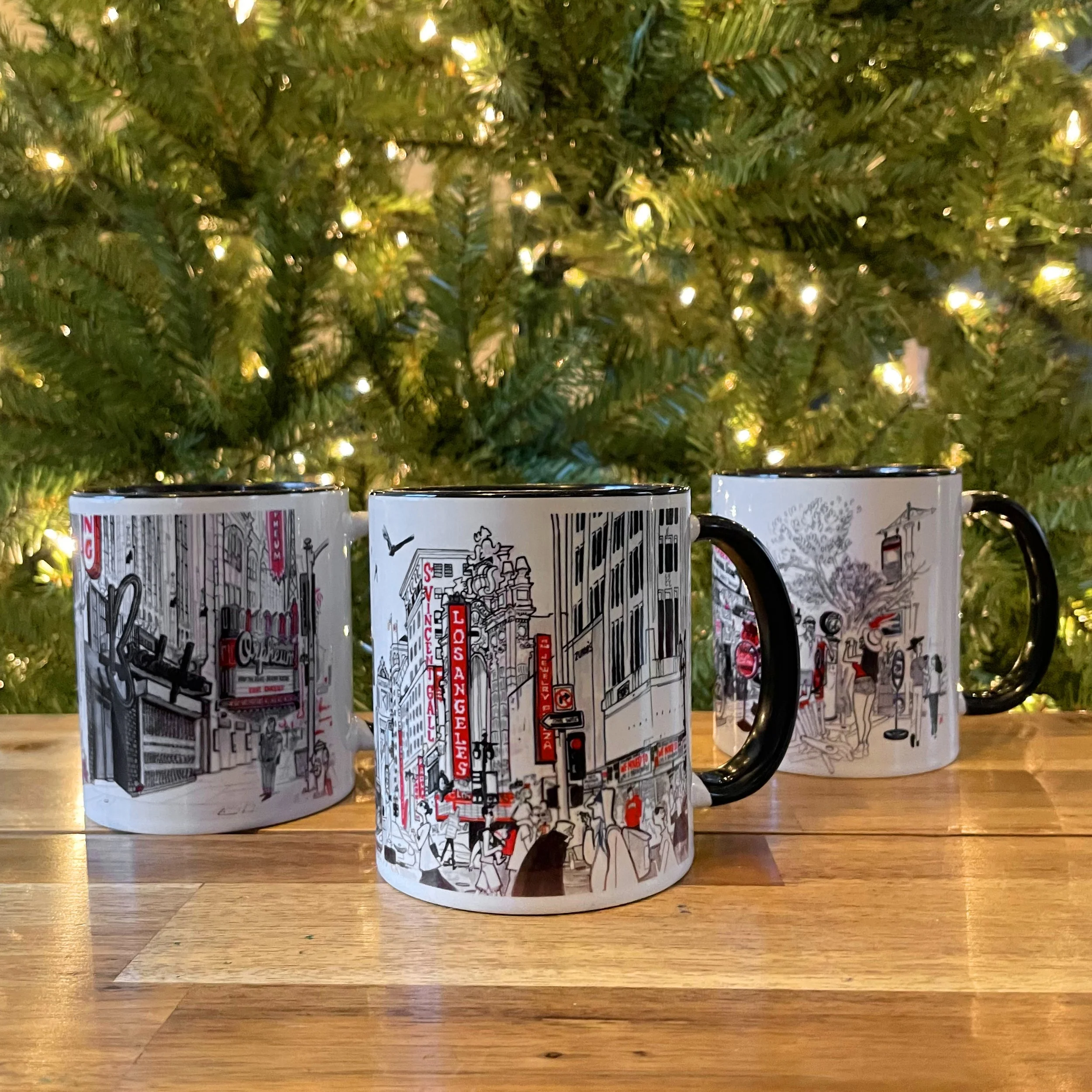 Illustrated Coffee Mug
