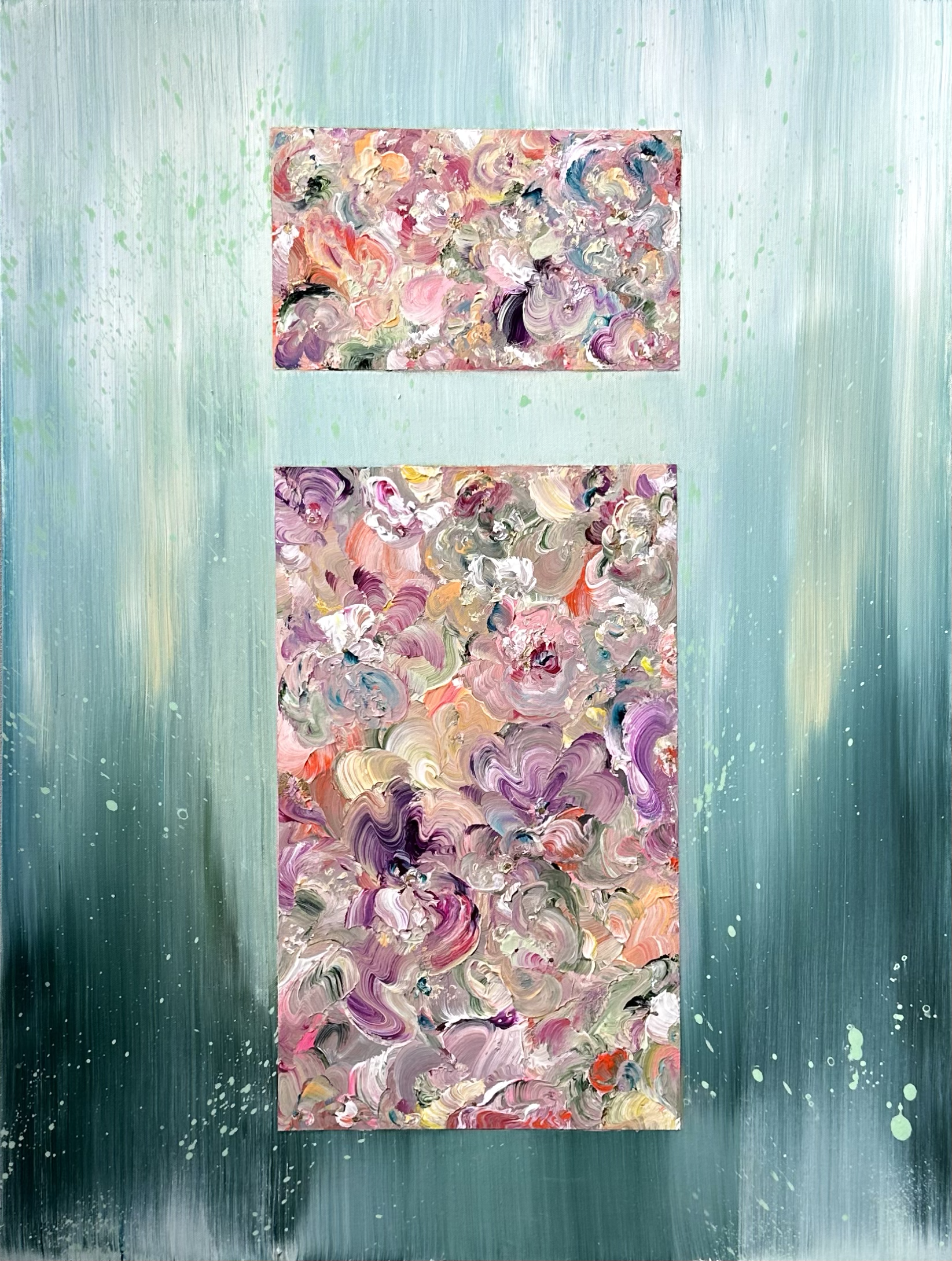 i (わたし)と愛,2022,803×606×60mm,Acrylic on linen canvas