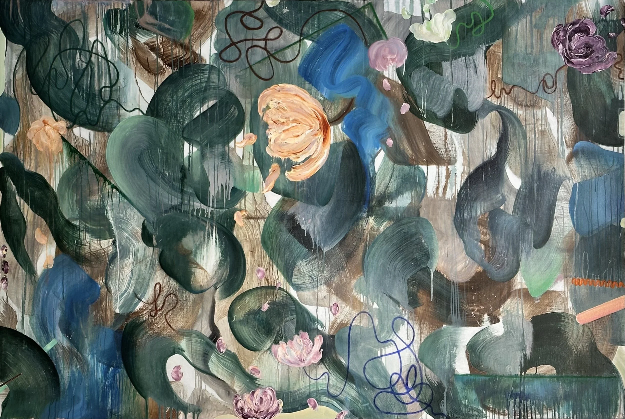 Diversity,2023,1940×1303mm,Acrylic on linen canvas