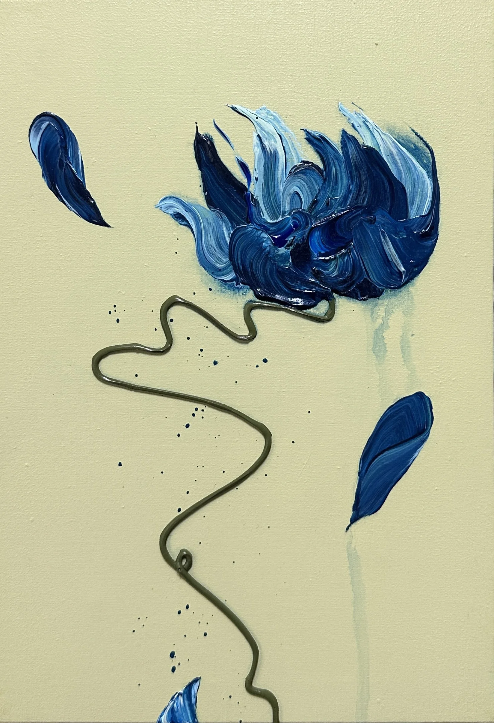あなたがここにいる004,2025,273×190mm,Acrylic on linen canvas