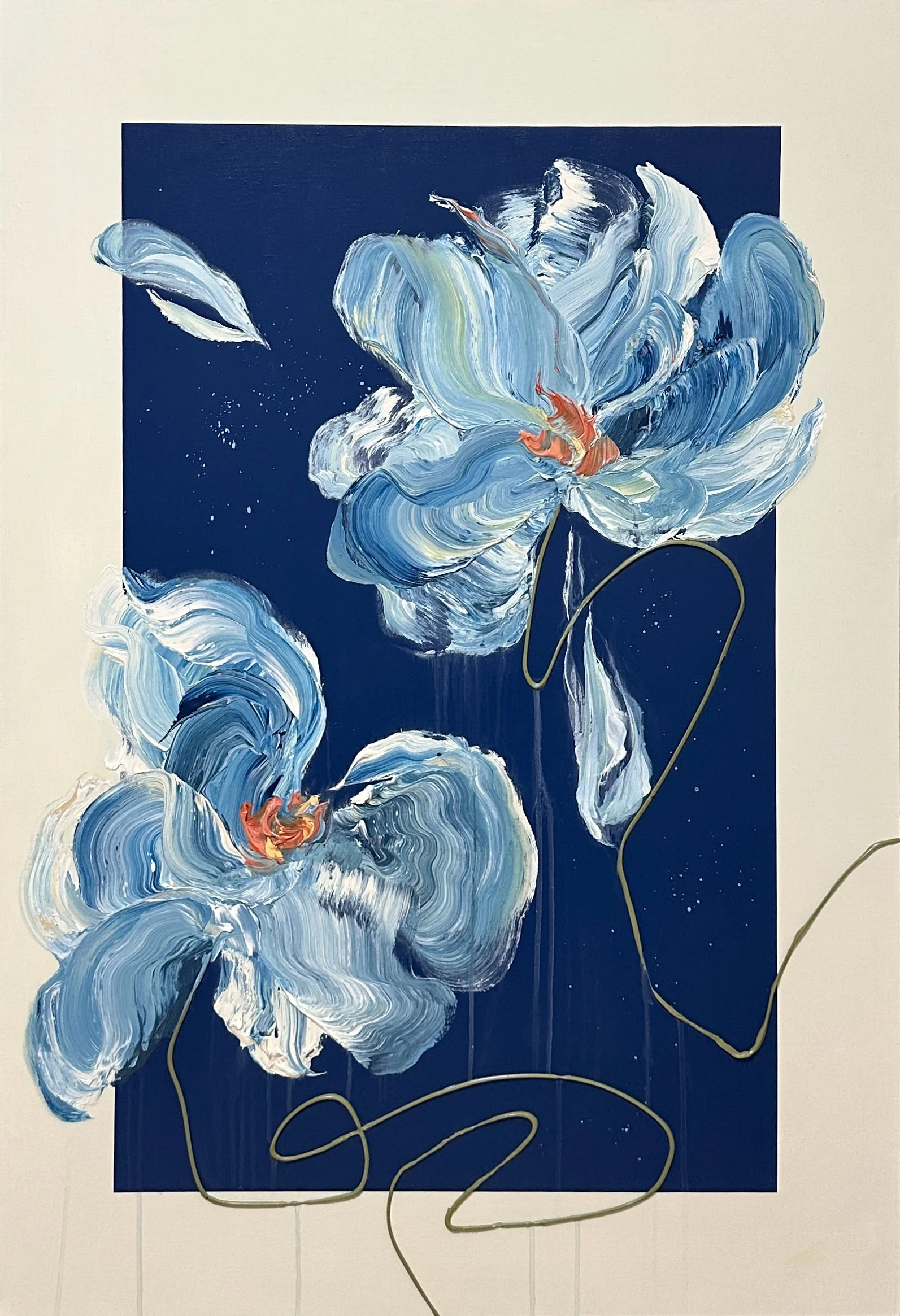 ひとつの祈り,2025,803×1167mm,Acrylic on linen canvas