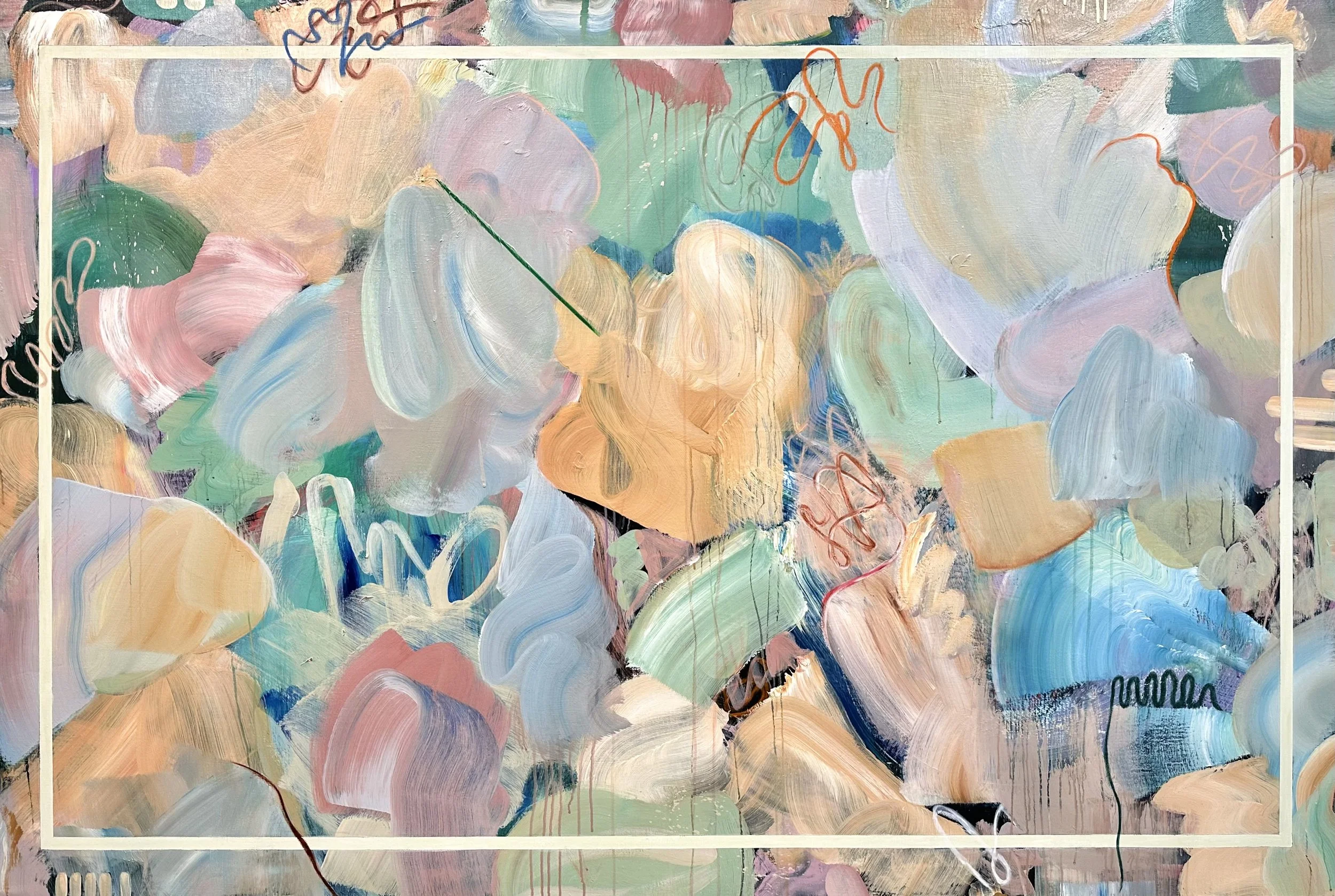Possibility,2023,1940×1303mm,Acrylic on linen canvas