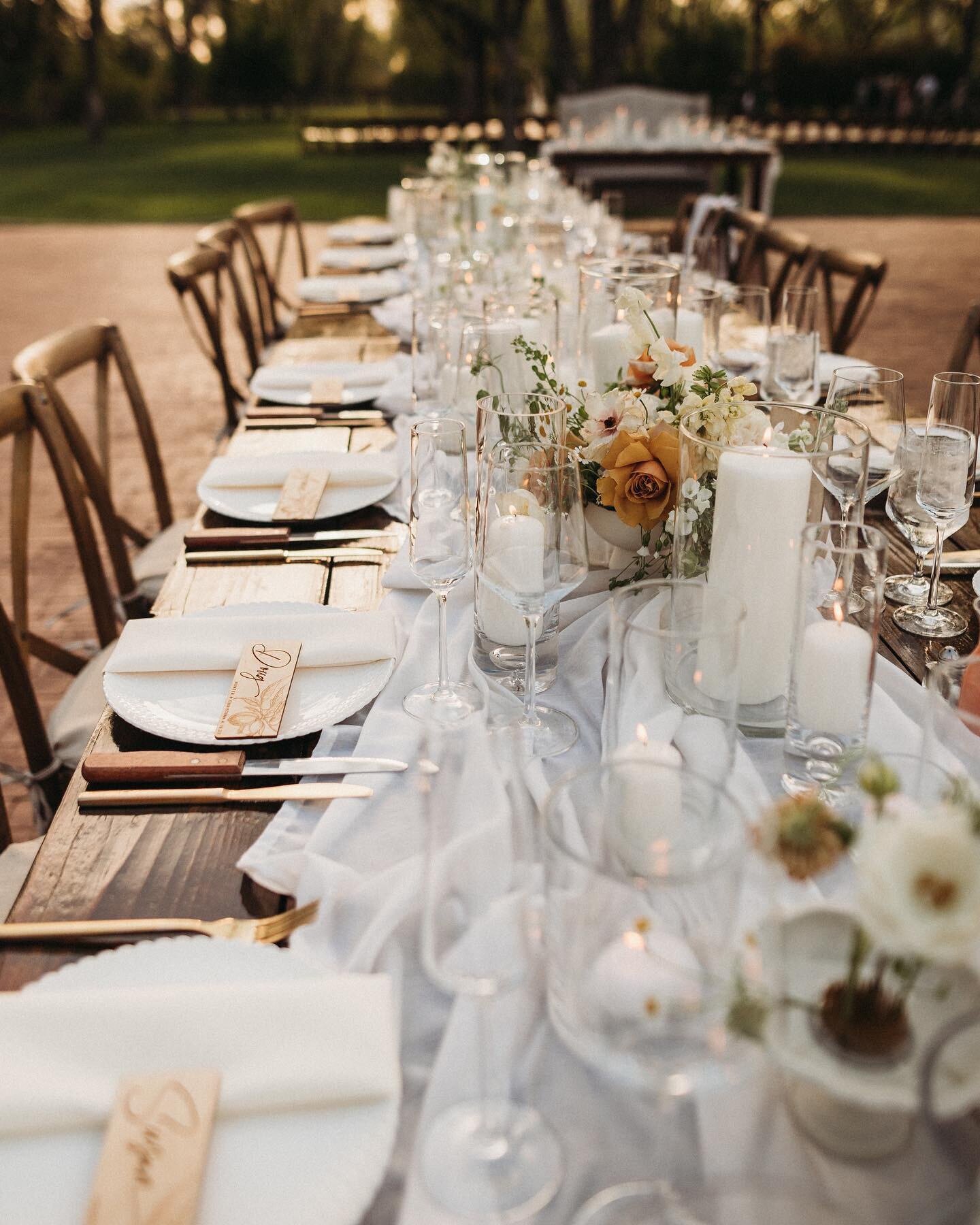 Flowers 🤝 candles

The secret to creating dreamy tablescapes and wowing your guests is all about the ambiance we create. 

Let&rsquo;s chat more! 

Click the link in our bio to check out pricing and availability✨

Vendor team:
Venue: @venueatthegrov
