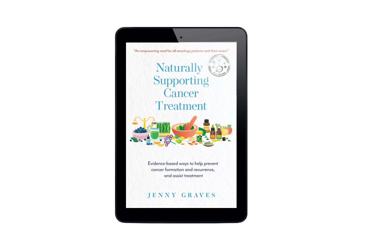 Book cover in an eReader