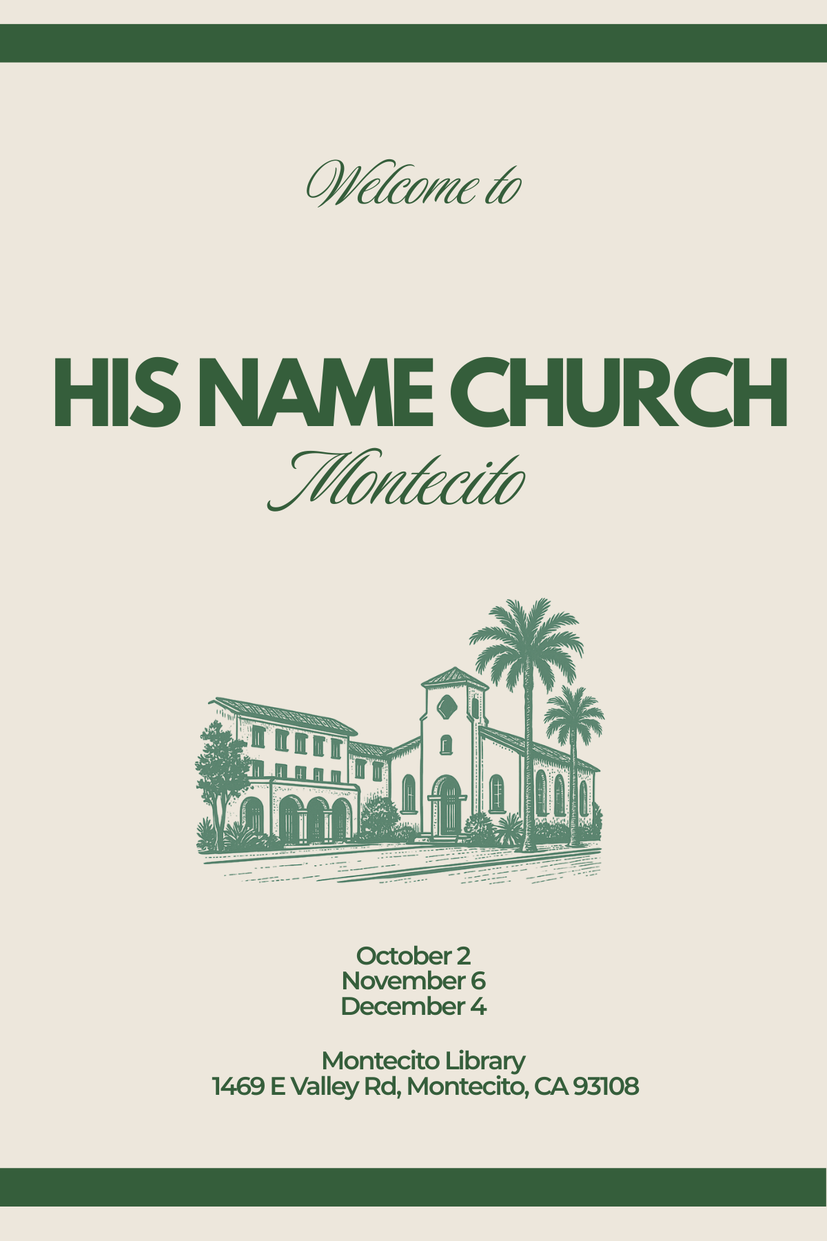 His Name Church Montecito 