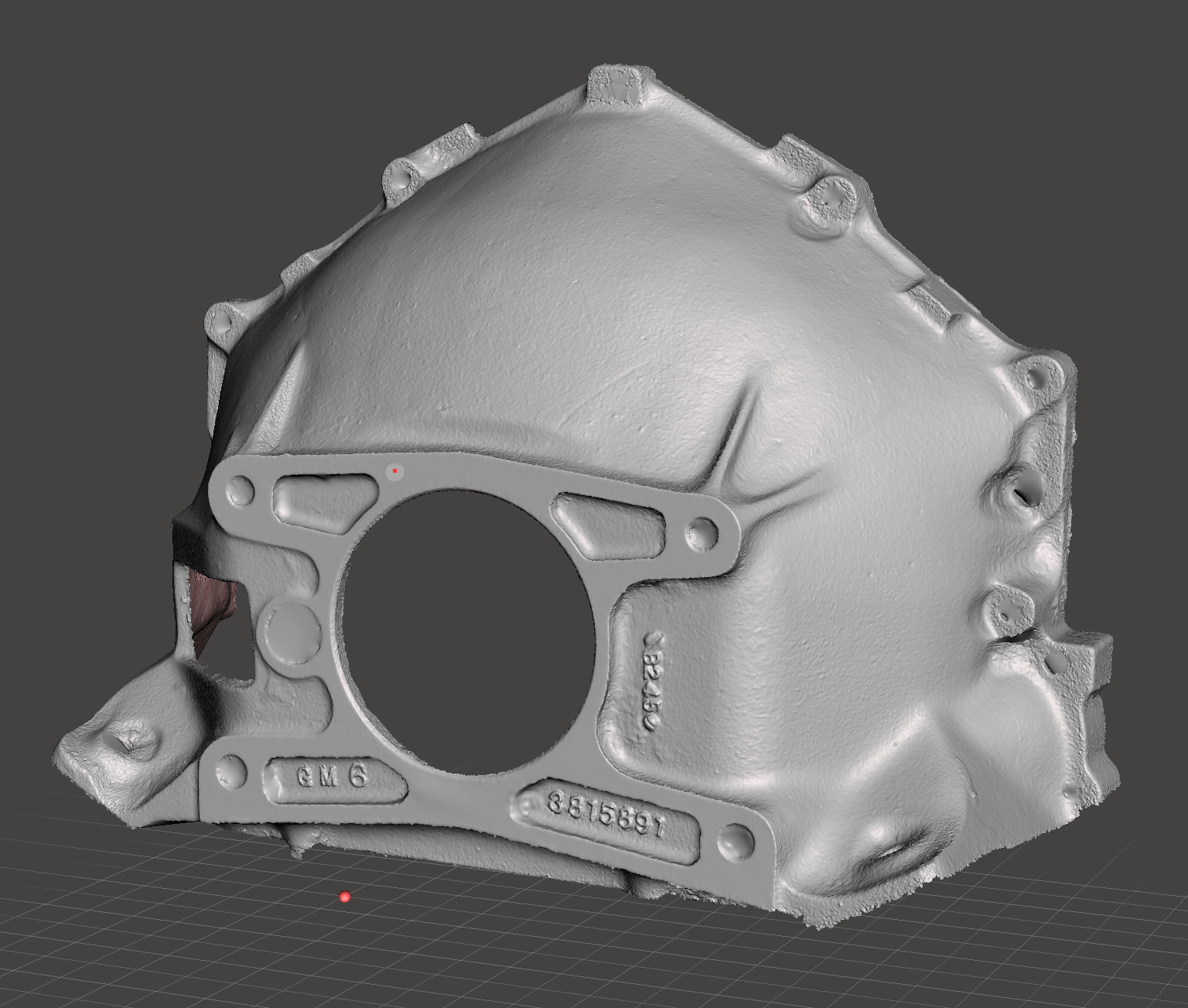 19631966 Chevy Bell Housing Outer Surface ONLY — TrajectoryEV