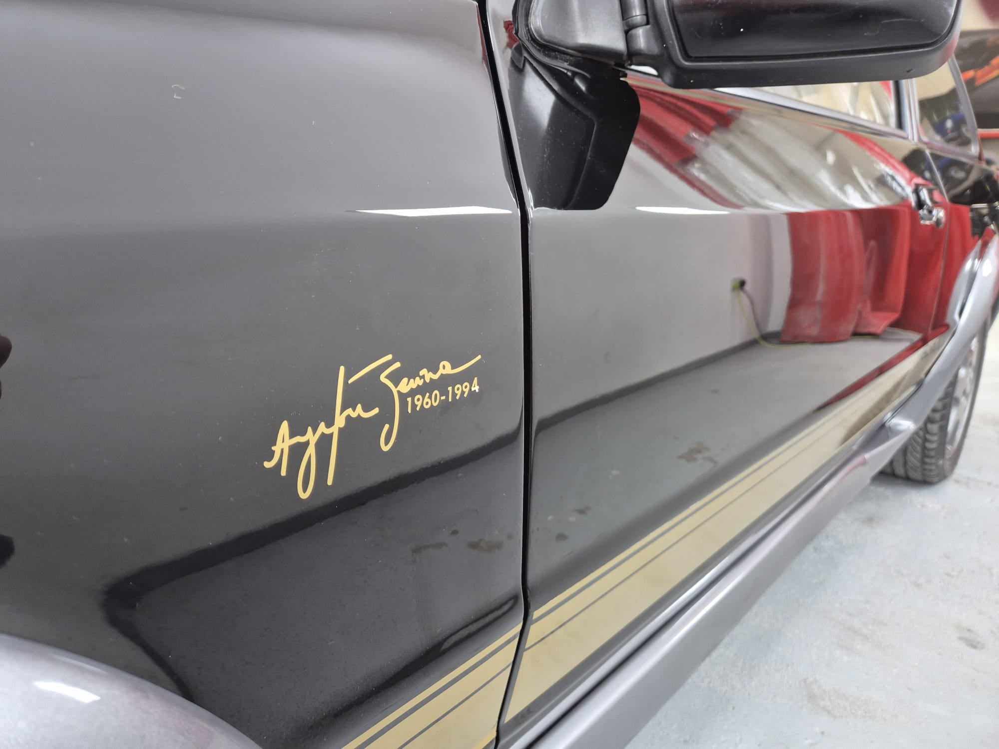 This Ford Escort XR3i Senna is a rare survivor of the black series - original, unmolested and iconic. The legendary 1.6 XR3i, built for the back roads, came to us for paintwork, trim and protection. Deep black paint, original gold Senna detailing and