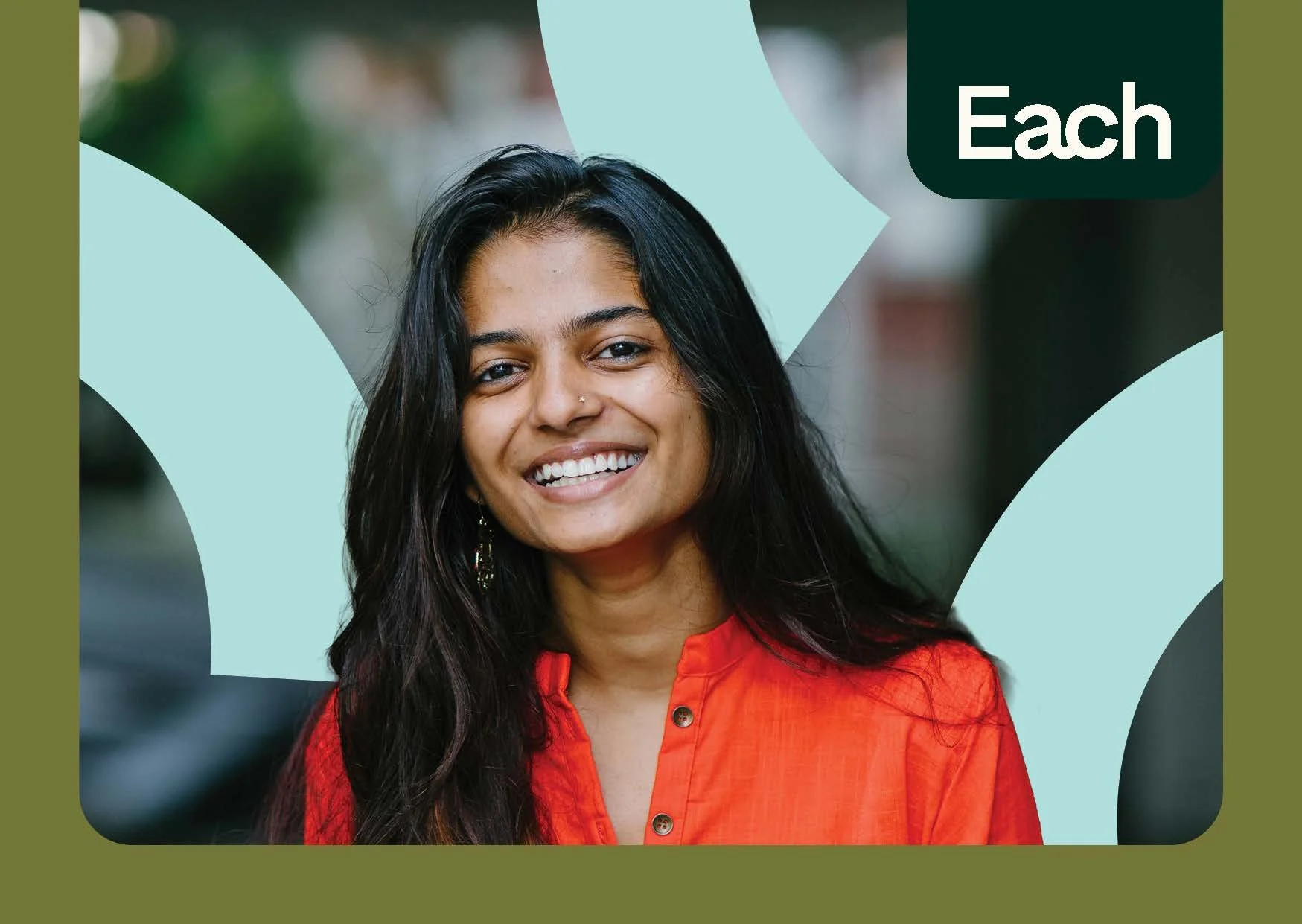 English language A6 postcard for the Virtual Women’s Health Clinic.