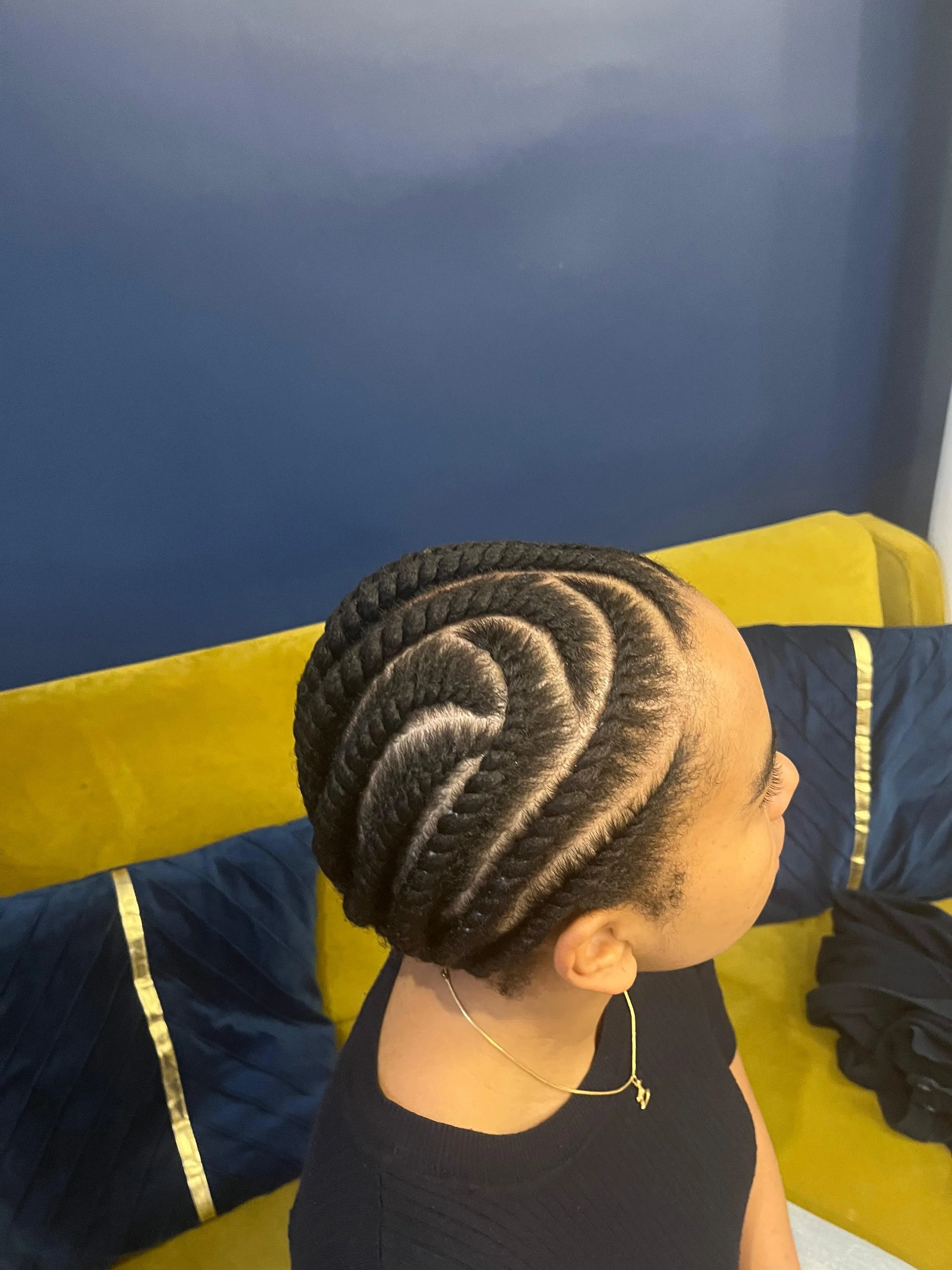 Flat twist d'une cliente au salon BYG PARIS