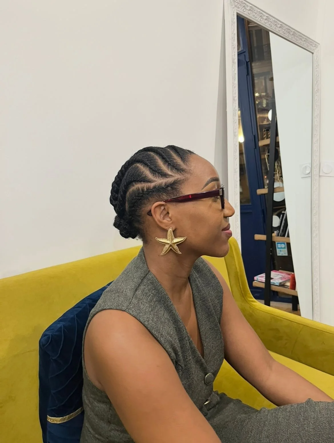 Coiffure protectrice, flat twist