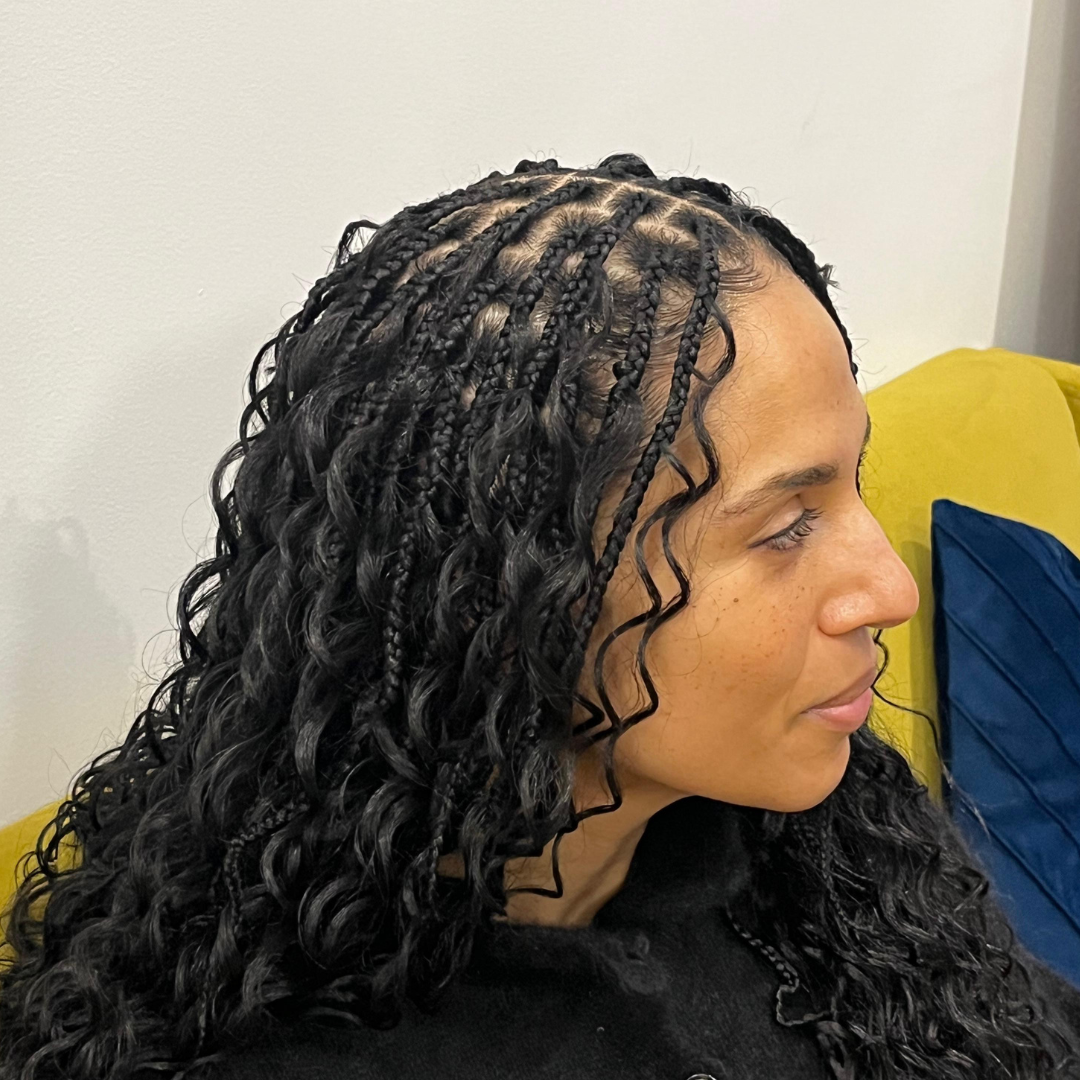 Bohemian  braid d'une cliente au salon BYG Paris