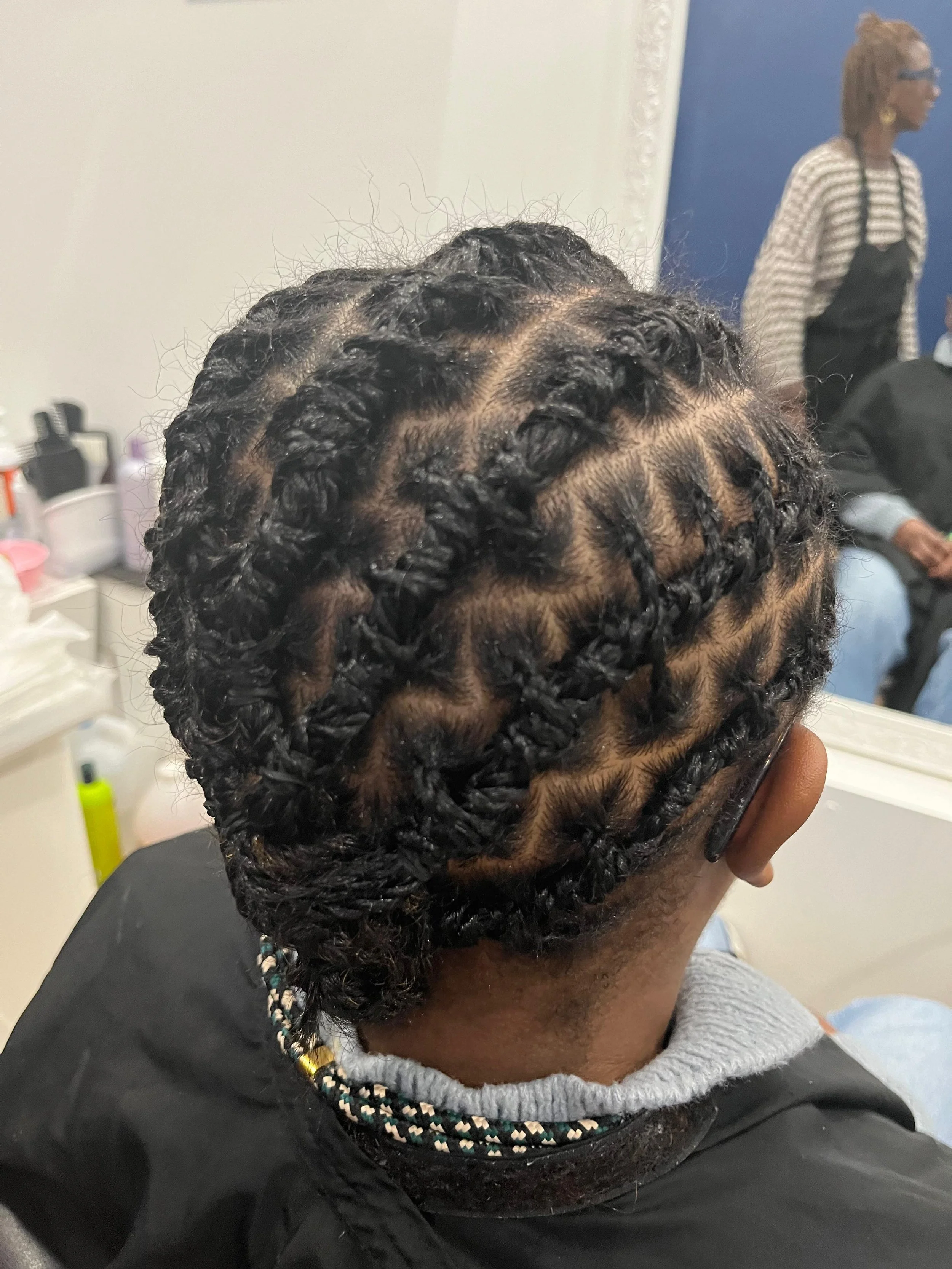 Départ de locks au crochet et en vanilles d'une cliente au salon BYG Paris