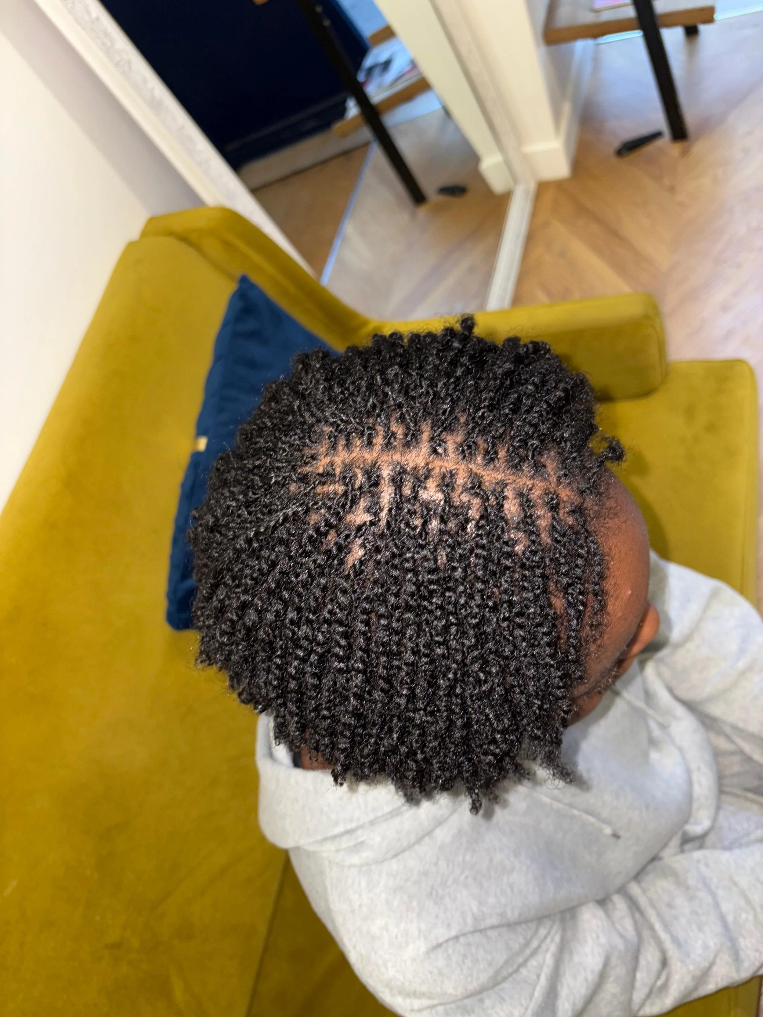 Sister locks d'une cliente au salon BYG PARIS