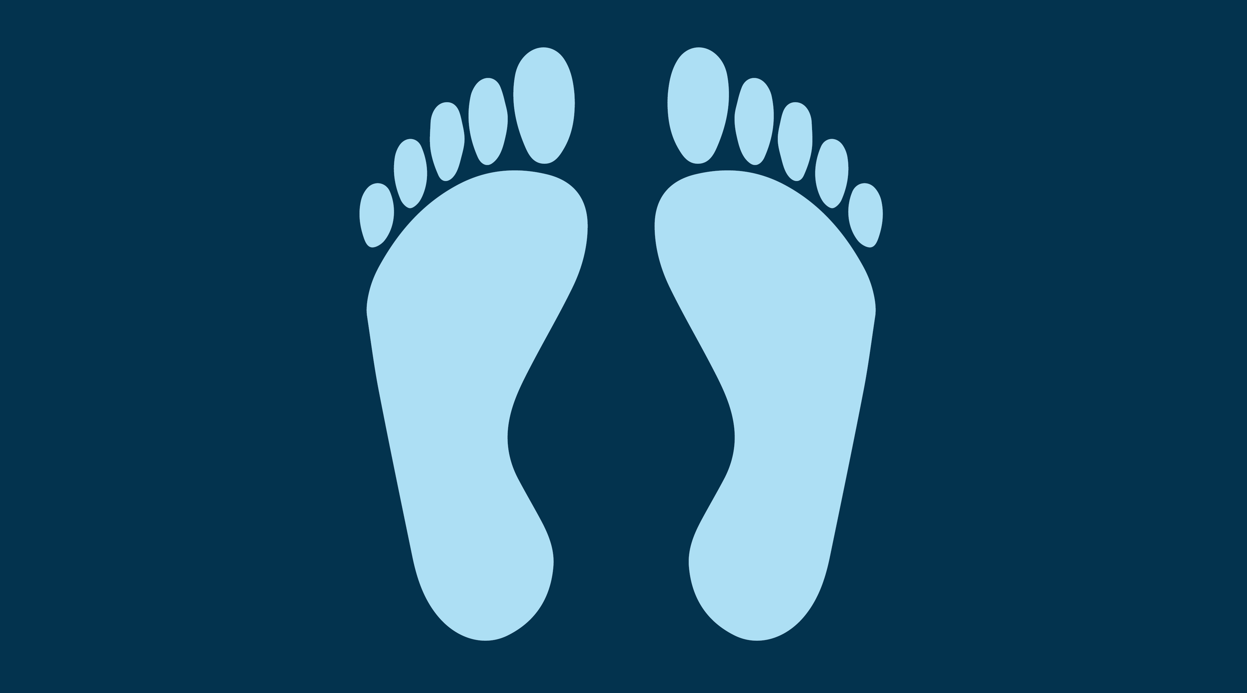 illustration of feet