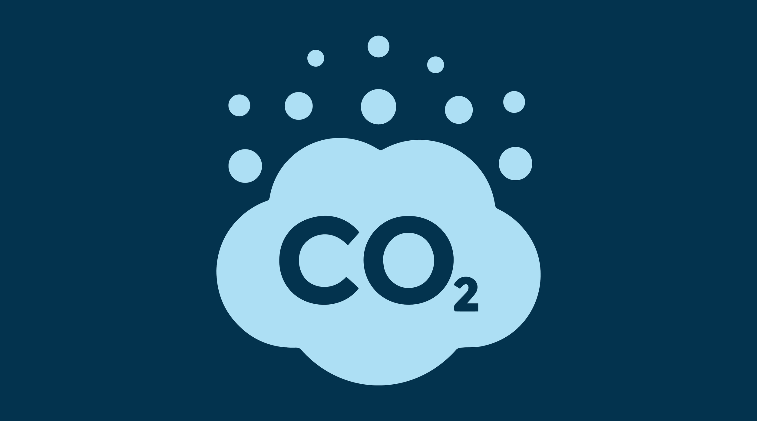 illustration of a CO2 cloud