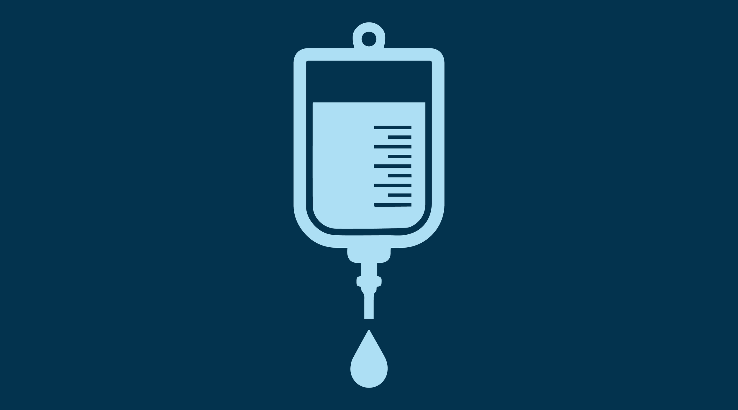 illustration of a blood bag with a drop of blood
