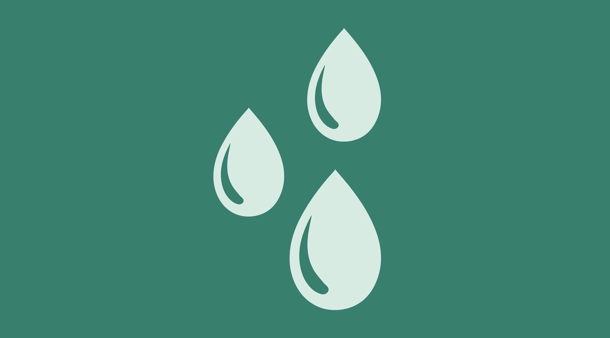 Illustration of a water droplet silhouette