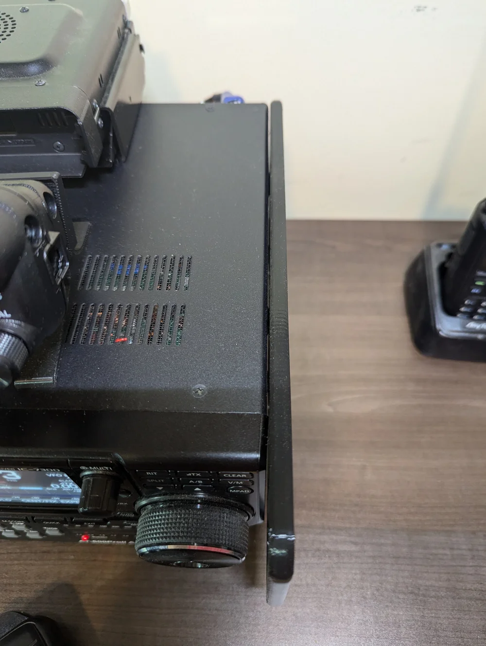 Icom IC7300 IC9700 Side Protection Rails Black - Foto 6