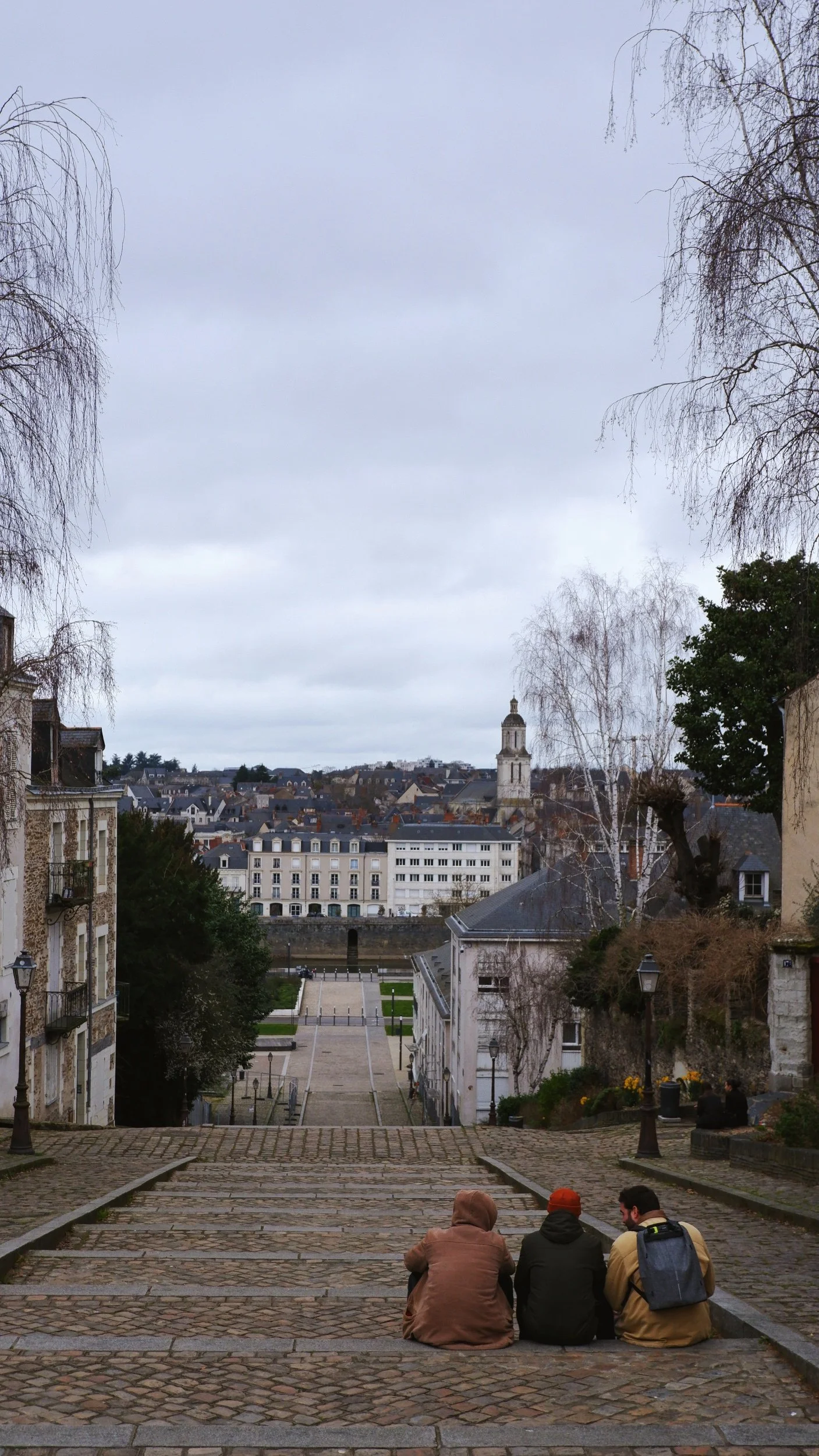 Grey skies shine in Angers