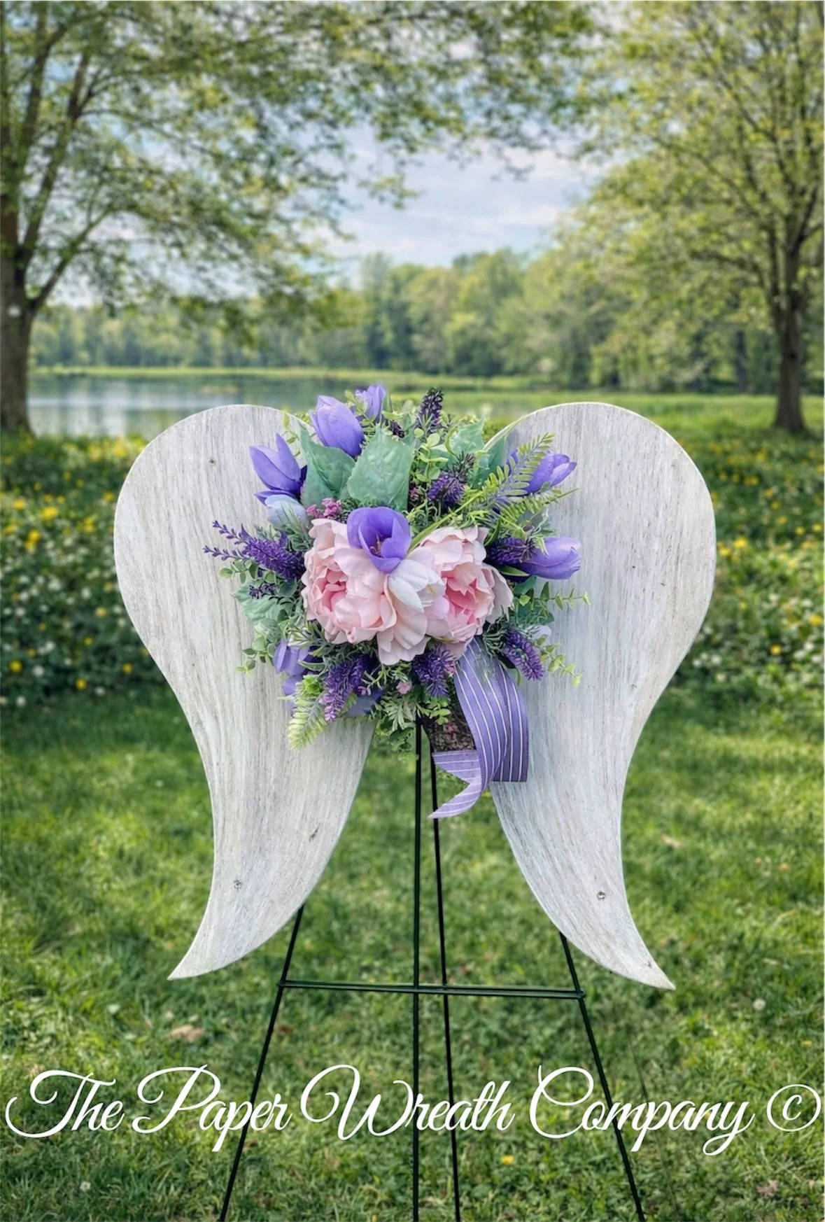 24x24 Cemetery Angel Wings