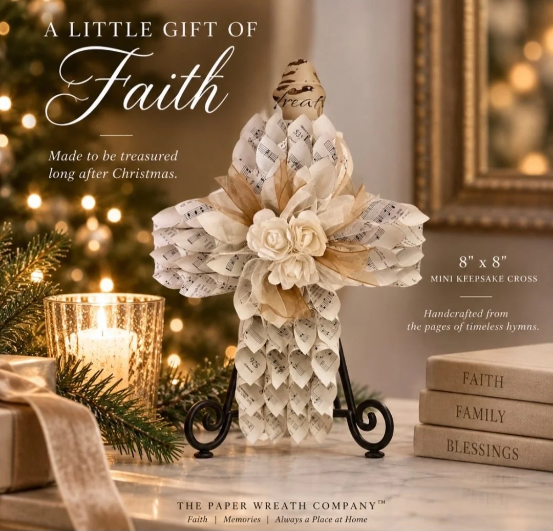 Mini Hymnal Page Cross