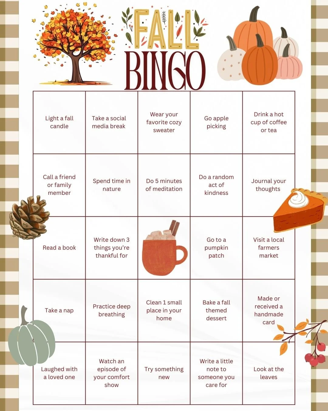 Your fall self-care challenge is here!