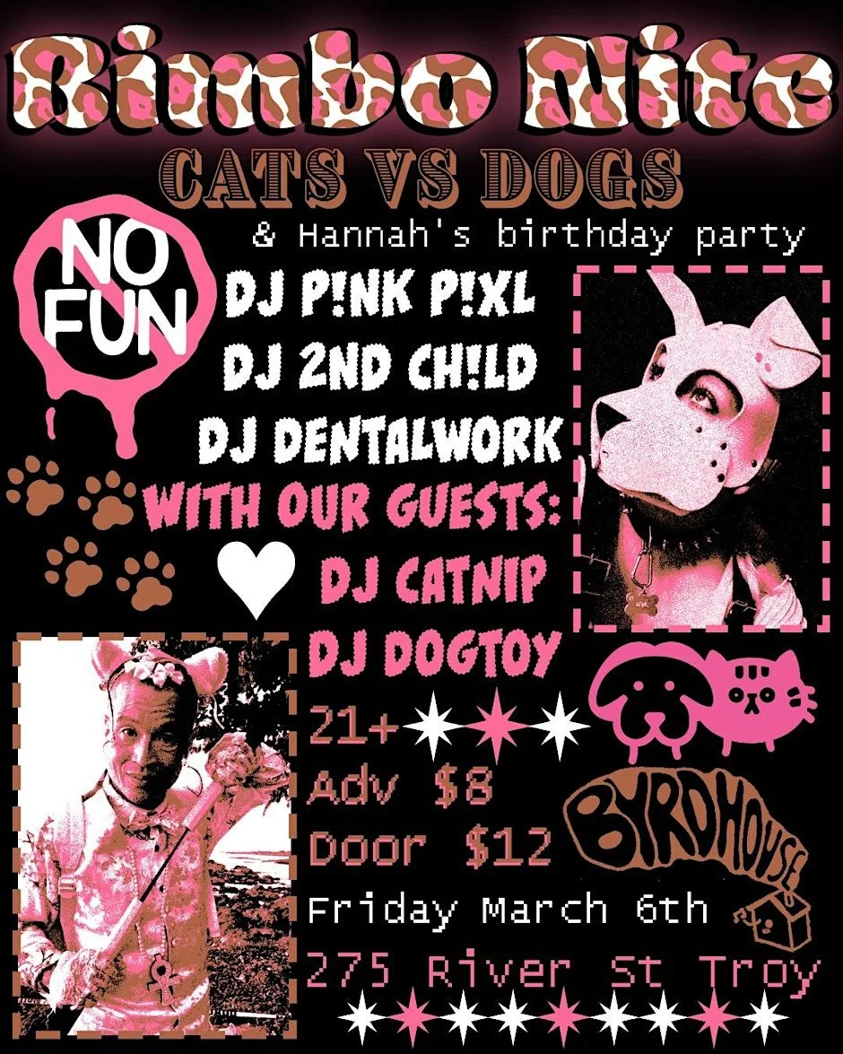 Bimbo Nite Rave: Cats vs Dogs (21+ w/ valid ID)