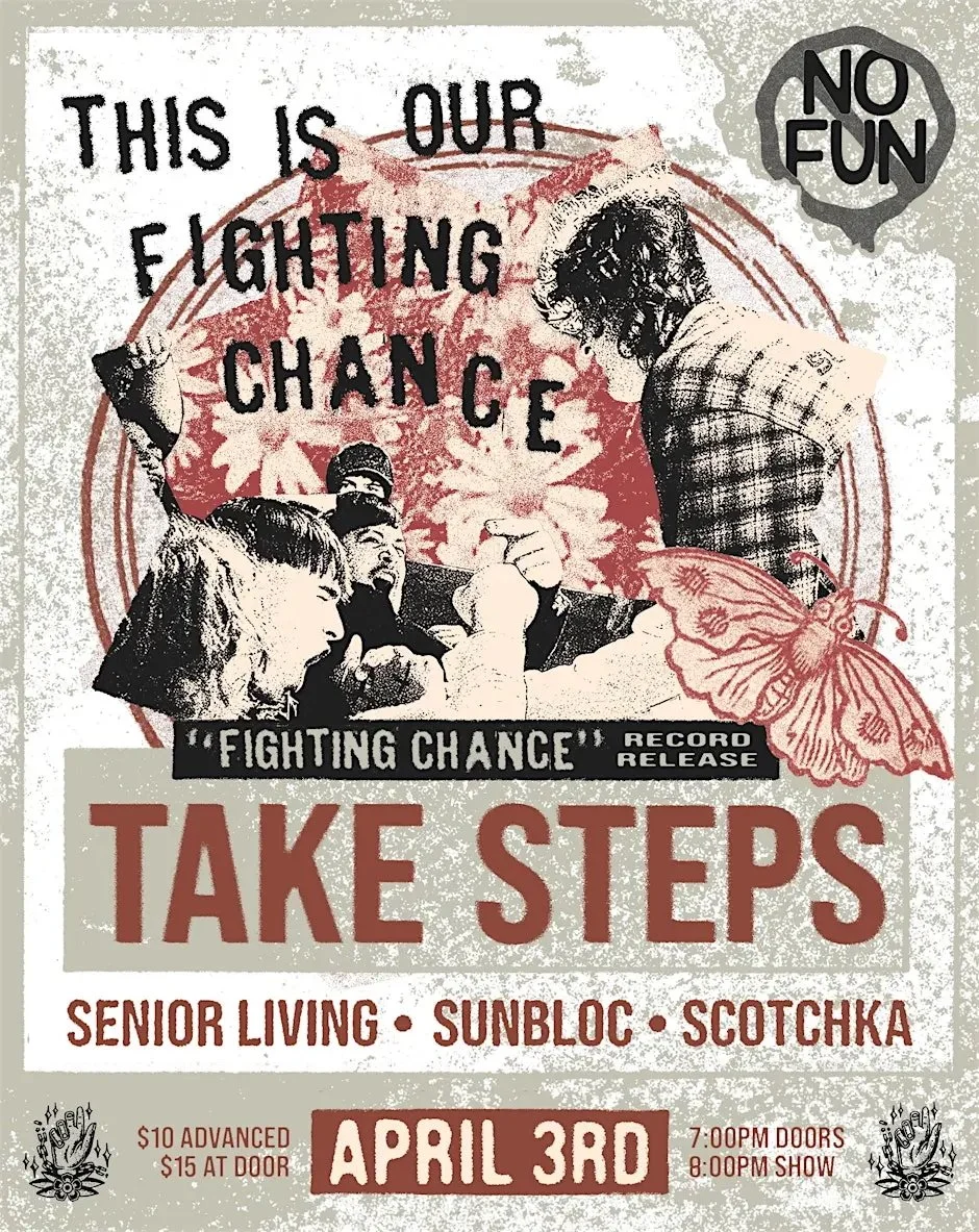 Take Steps (Record Release) / Senior Living / Sunbloc / Scotchka