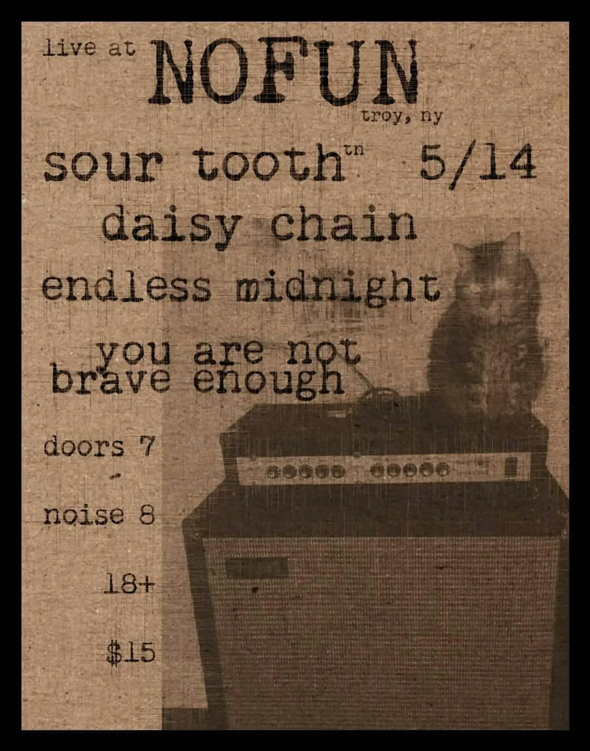 Sour Tooth / Daisy Chain / Endless Midnight / You Are Not Brave Enough