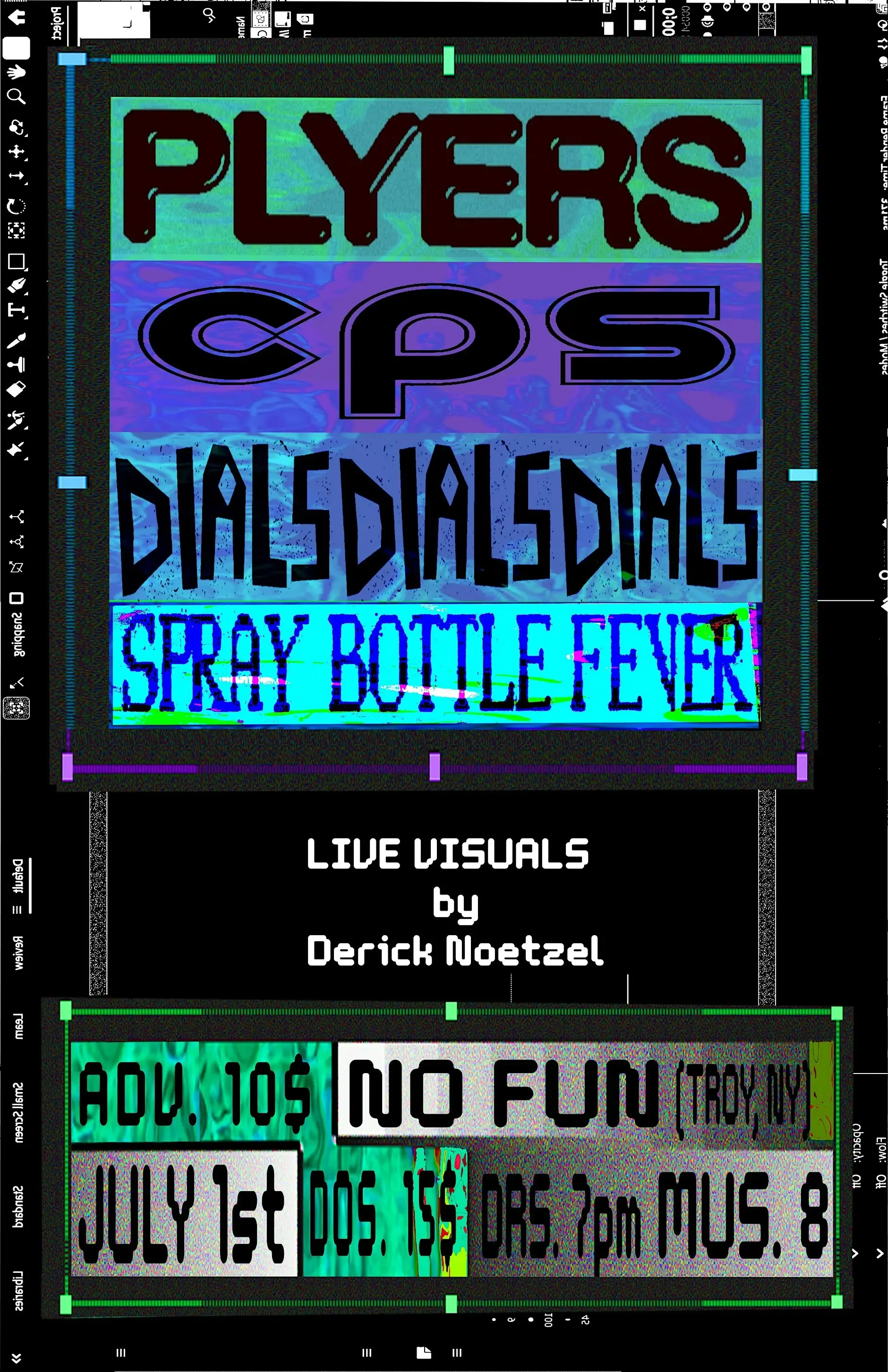 CPS / Dials Dials Dials / Spray Bottle Fever / PLYERS w/Live Visuals by Derick