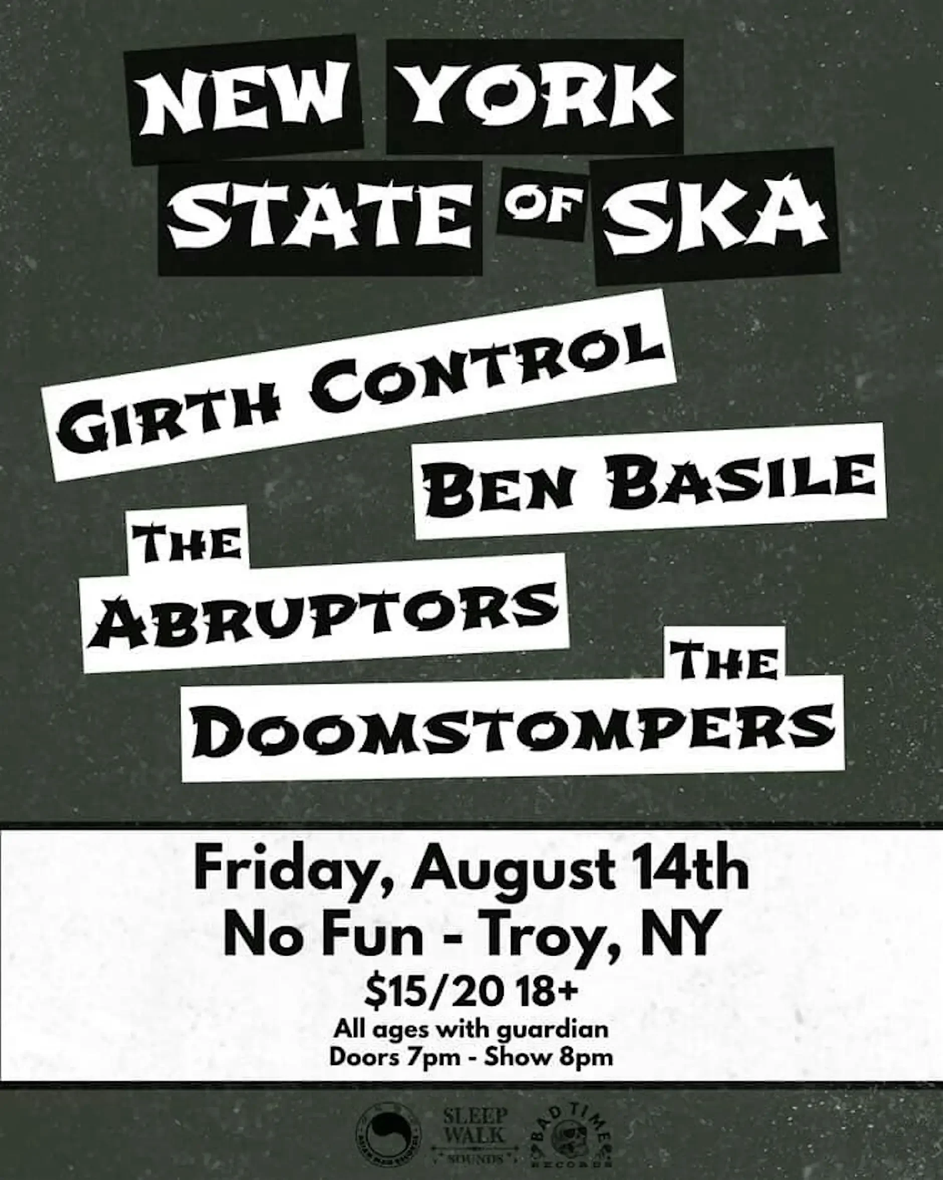 Girth Control / Ben Basile / The Abruptors / The Doomstompers