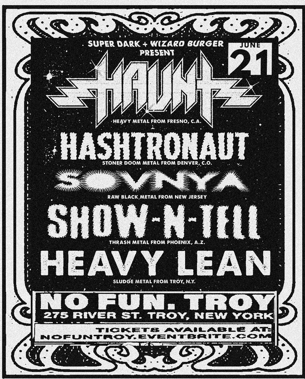 HAUNT /Hashstronaut / Sovnya /Heavy Lean / Show n Tell