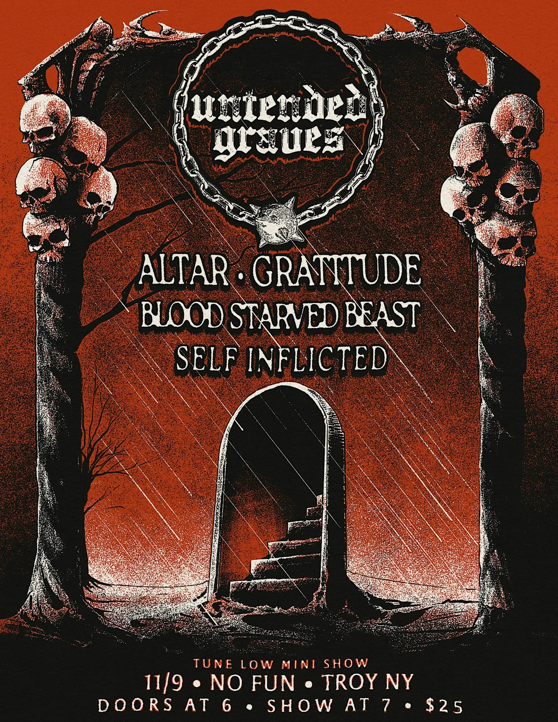 Untended Graves / Altar / Gratitude / Blood Starved Beast / Self Inflicted