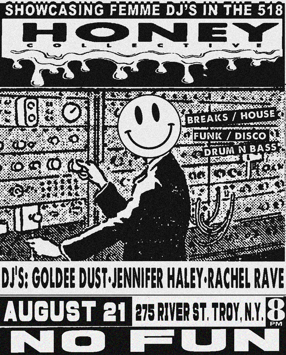 HONEY RAVE! Showcasing Femme DJ's in the 518