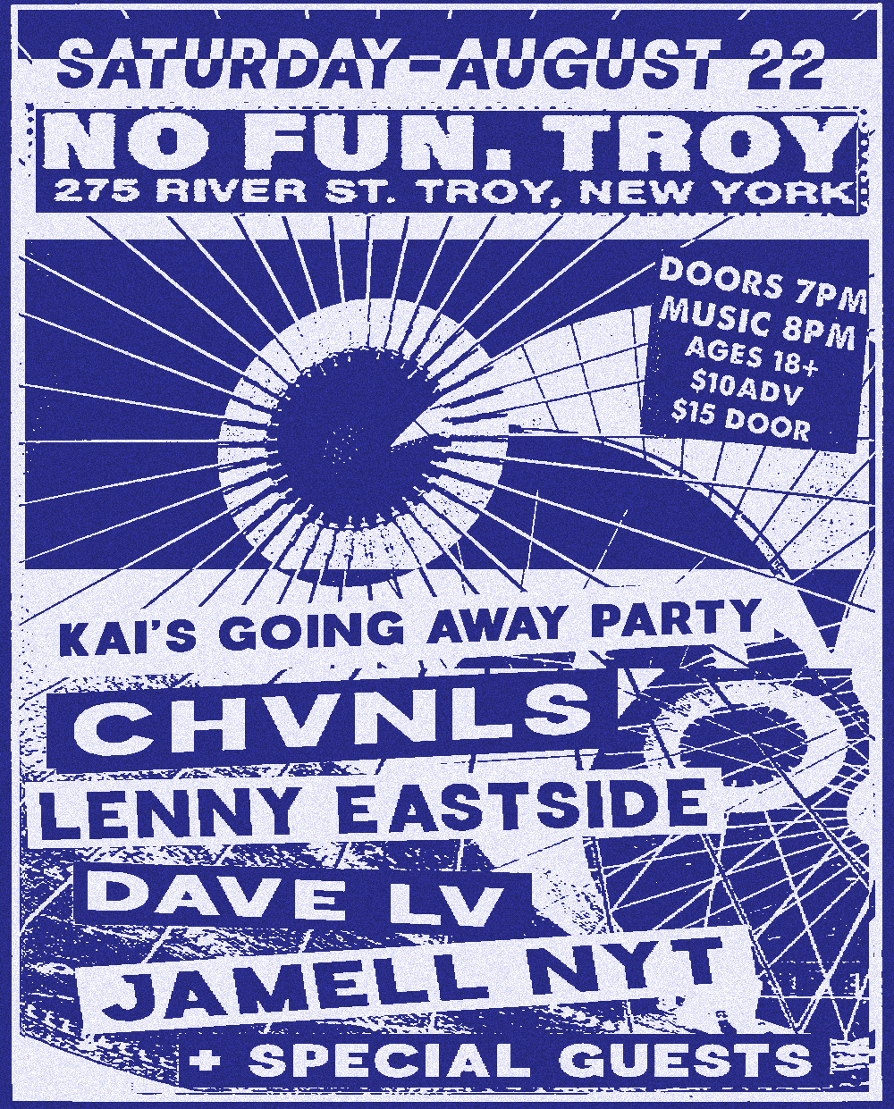 CHVNLS, Lenny Eastside, Dave LV, Jamell NYT + special guests