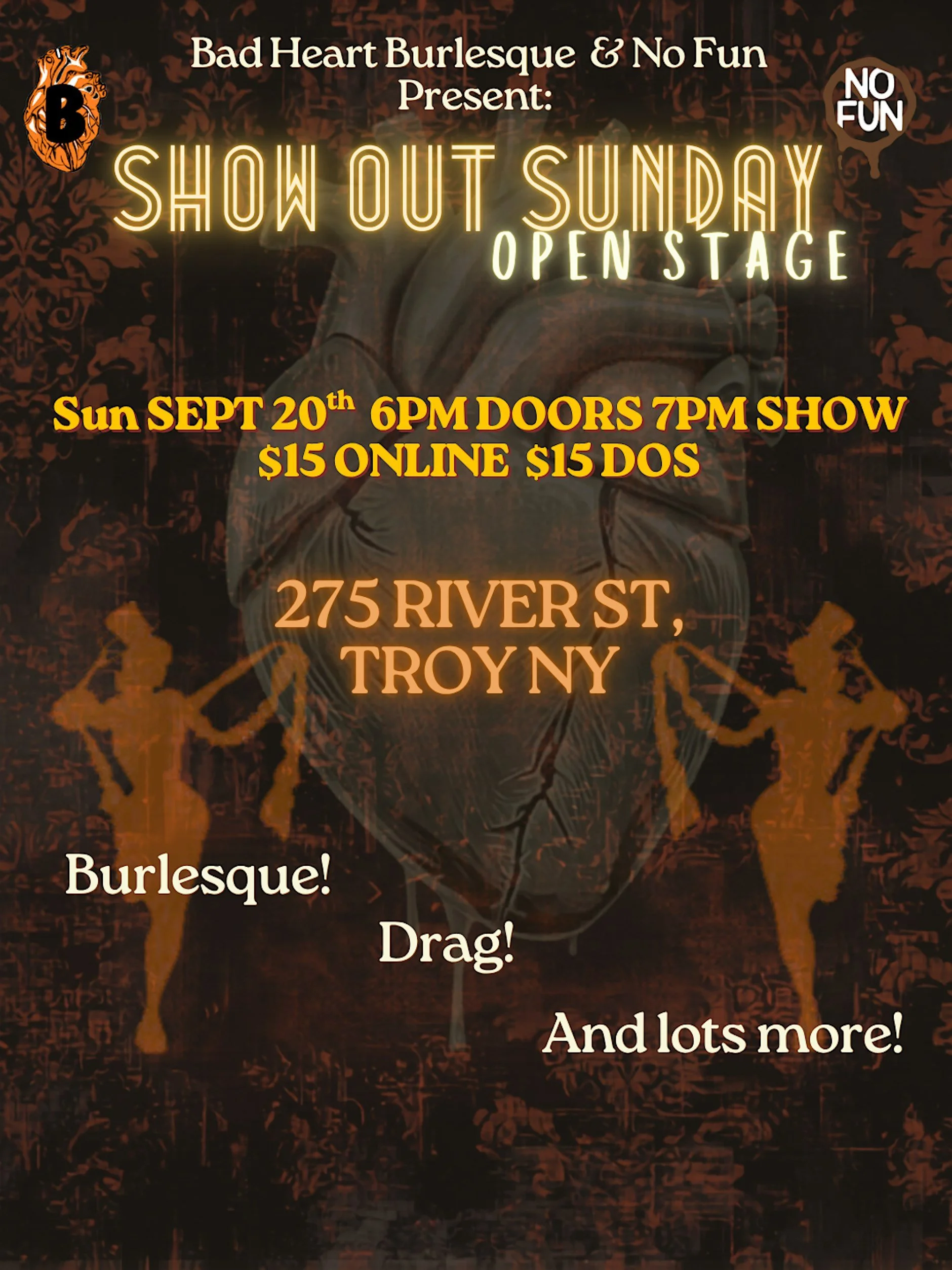 BadHeart Burlesque: Show Out Sunday